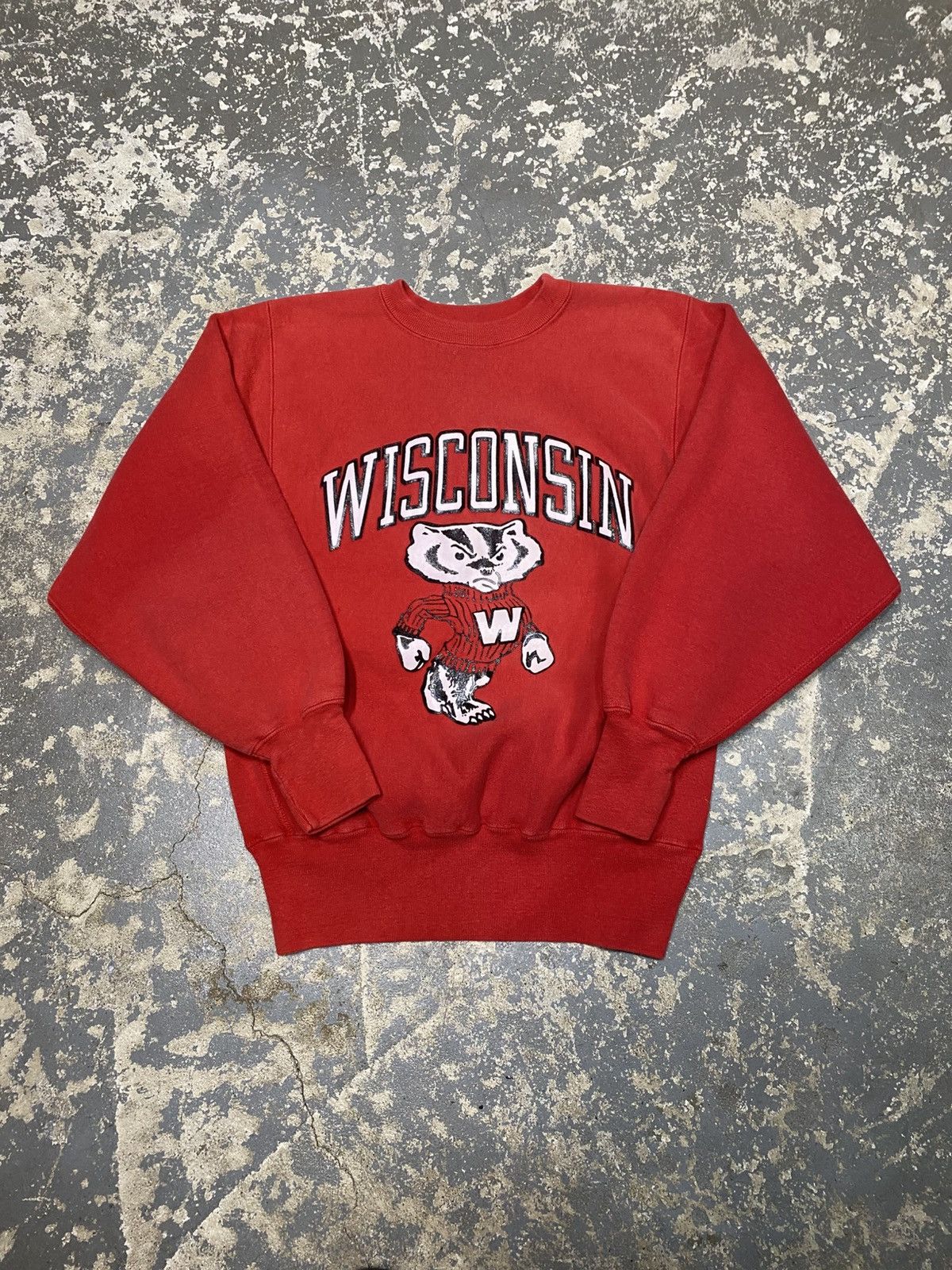 Champion × Vintage Vintage Wisconsin Badgers Champion Reverse Weave Sweatshirt Size US M / EU 48-50 / 2 - 1 Thumbnail