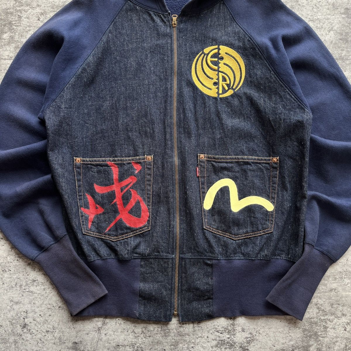 Evisu RARE 🔥 Evisu Yamane Daicock Zip Hoodie Size US L / EU 52-54 / 3 - 5 Thumbnail