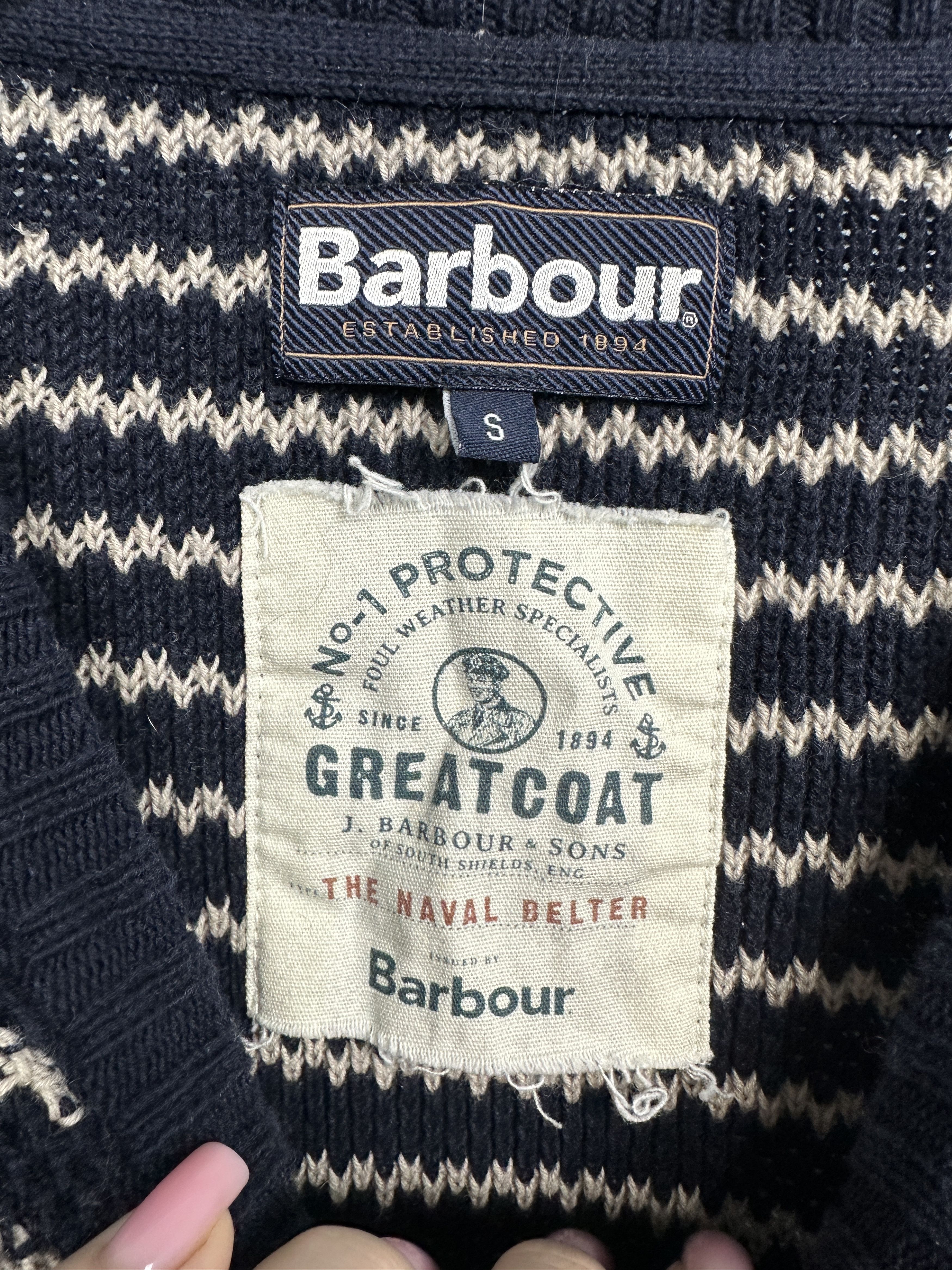 Barbour Barbour Greatcoat Mens Knit Cotton - Linen Sweater Size US S / EU 44-46 / 1 - 3 Thumbnail