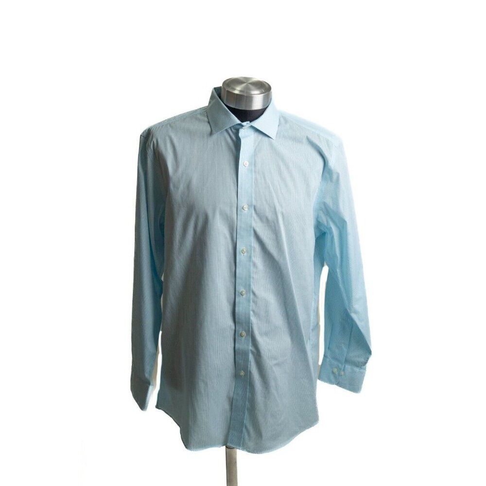 Lauren Ralph Lauren Ralph Lauren Polo Button Up Shirt 17 34/35 Blue Slim Long S Size US M / EU 48-50 / 2 - 2 Thumbnail