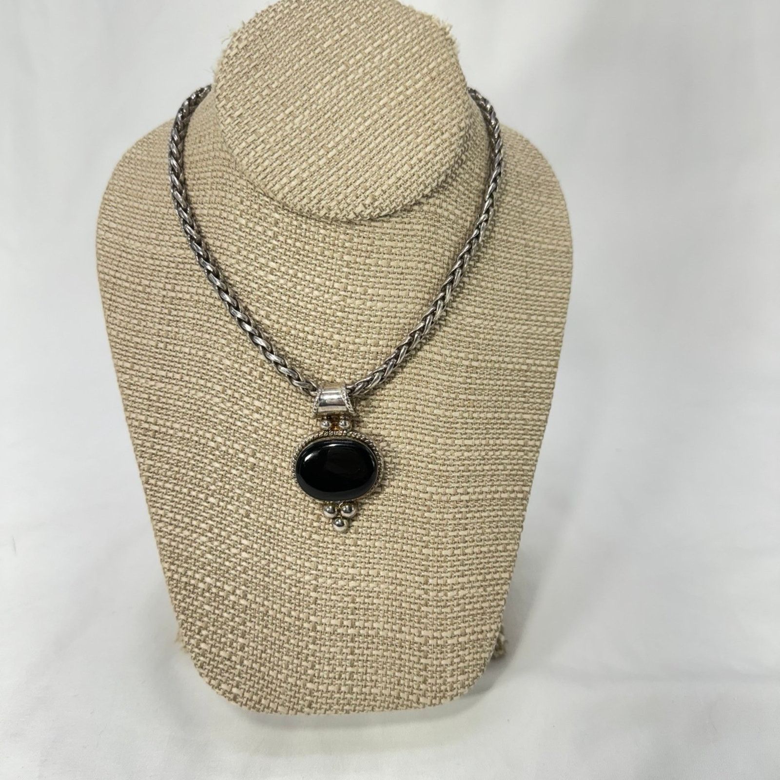 NBDN Nobrandedon Sterling silver rope chain and pendant Size ONE SIZE - 1 Thumbnail