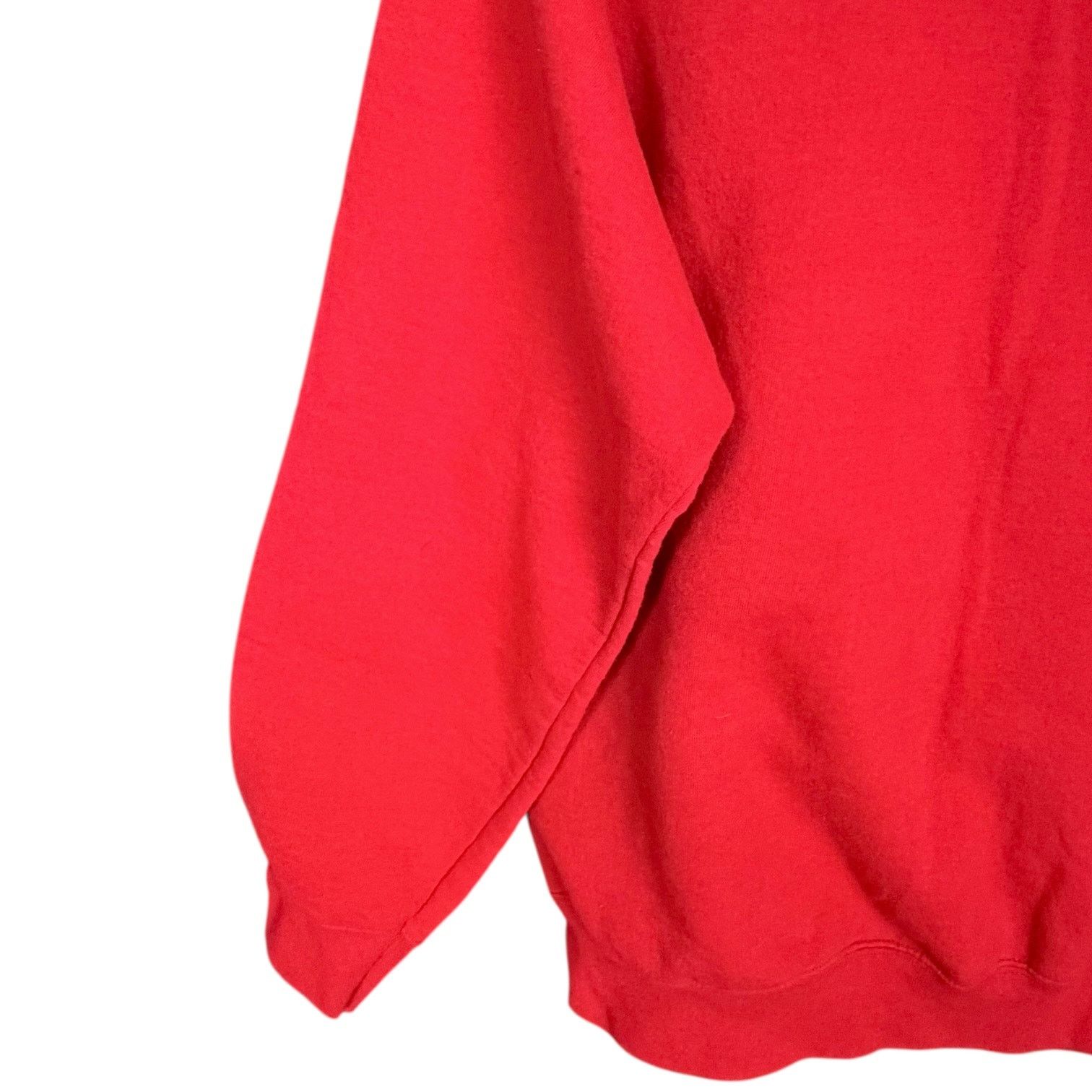 Gildan Red L/S Fast Food Sweatshirt White McDonald's Left Sleeve L Size US L / EU 52-54 / 3 - 8 Thumbnail