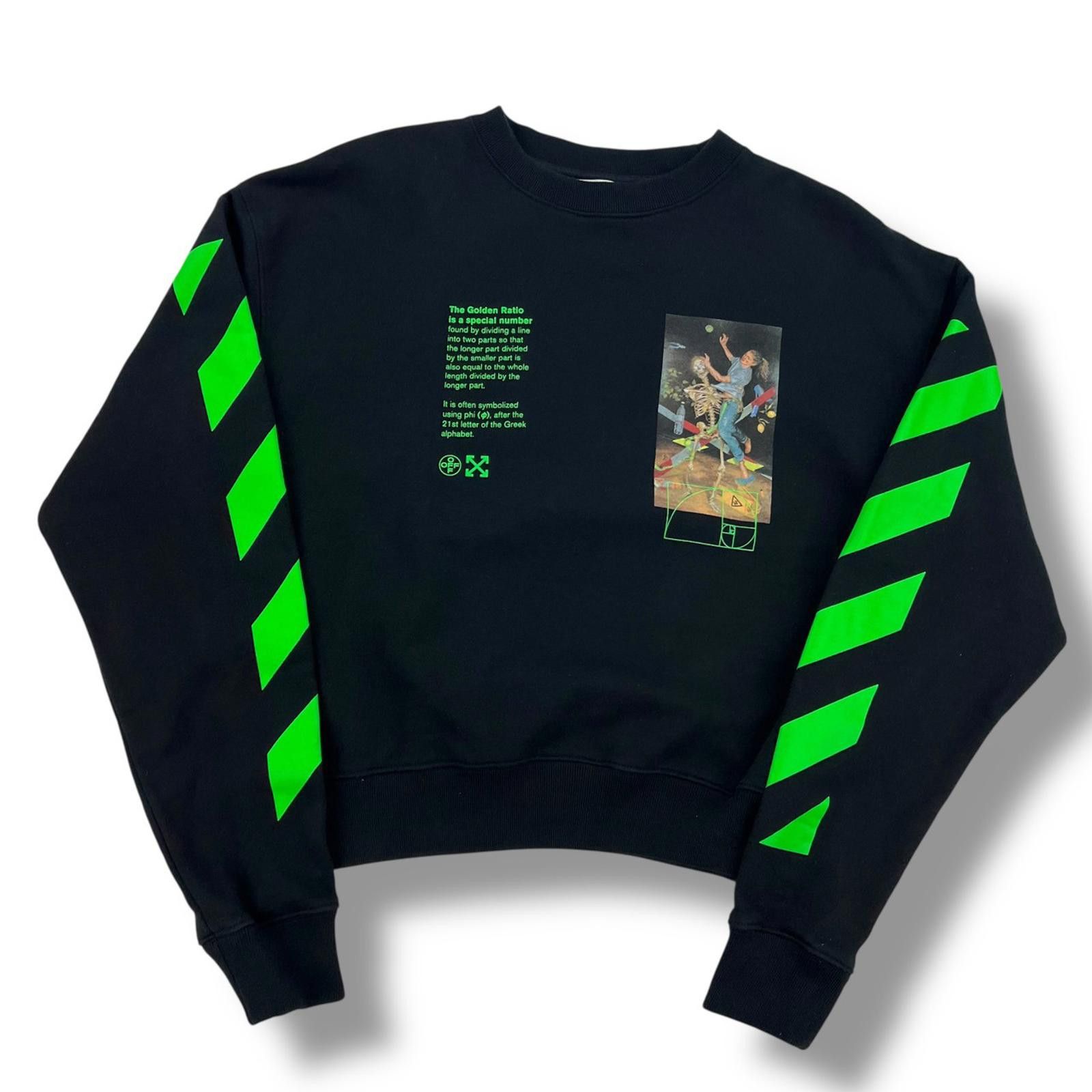 Off-White Off-White Pascal Skeleton Black Sweatshirt Size US XS / EU 42 / 0 - 3 Thumbnail