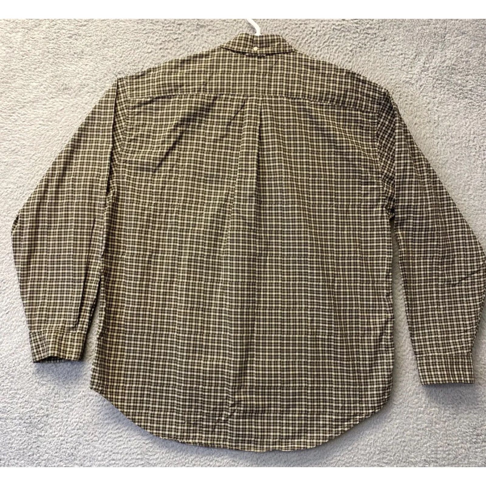 Tommy Hilfiger Tommy Hilfiger Shirt Button-Up Check Brown Long Sleeve XL Mens Size XL / US 12-14 / IT 48-50 - 7 Thumbnail