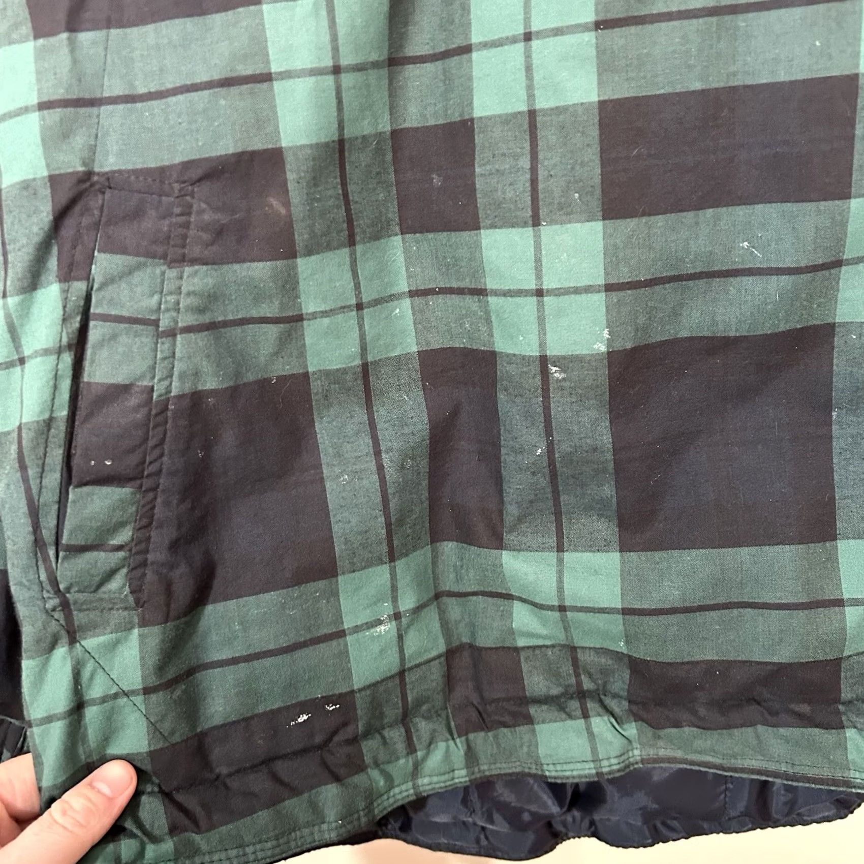 Gap VINTAGE Gap Anorak Jacket Pullover Plaid Green Size S Mens Small Y2K 2000s Puffer Cotton Size US S / EU 44-46 / 1 - 3 Thumbnail