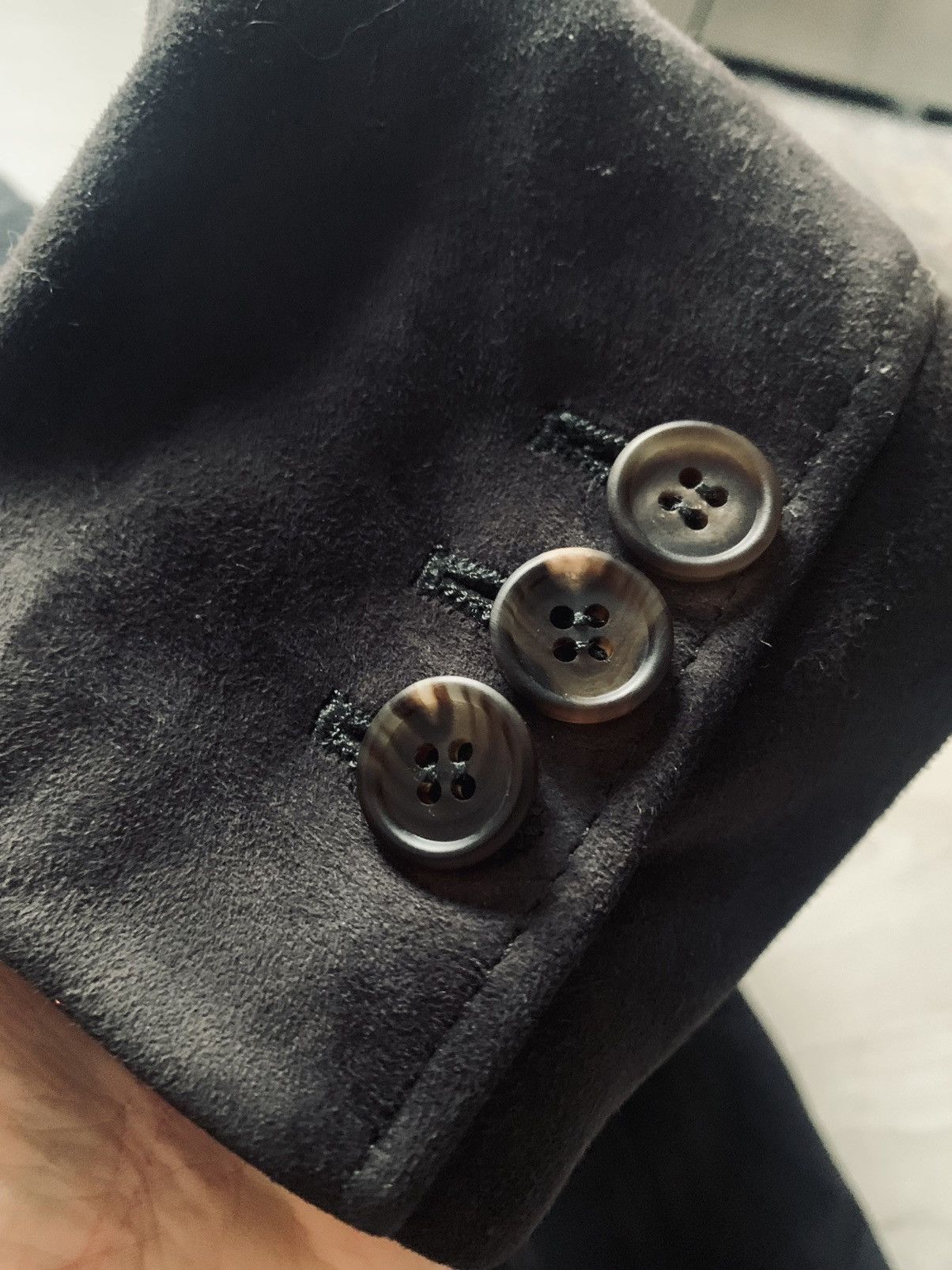 Local Authority Shearling coat with subtle embossed logo on suede Size US L / EU 52-54 / 3 - 7 Thumbnail