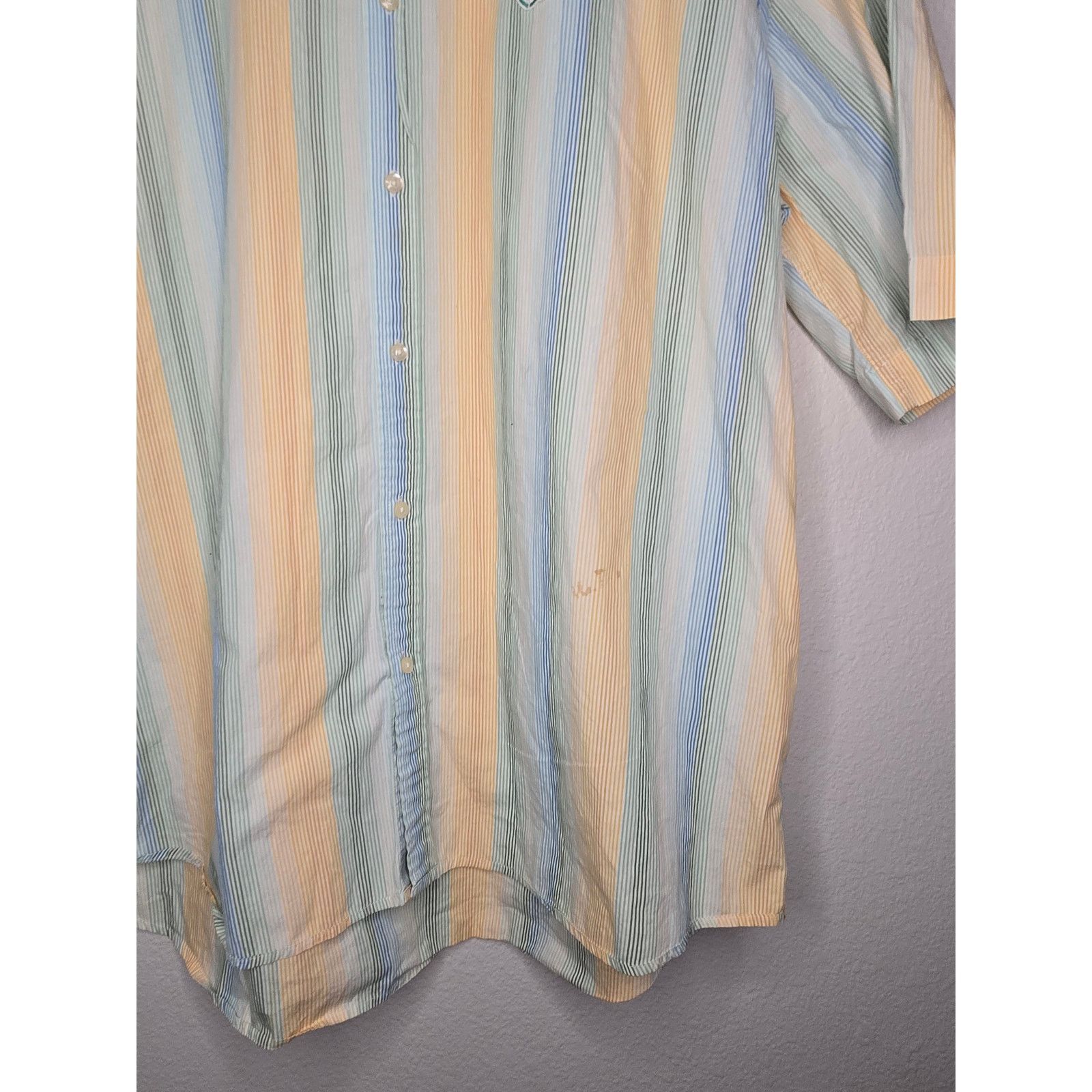 Rocawear Y2K Rocawear Button Up Shirt Mens XXL Multicolor Striped Size US XXL / EU 58 / 5 - 6 Thumbnail