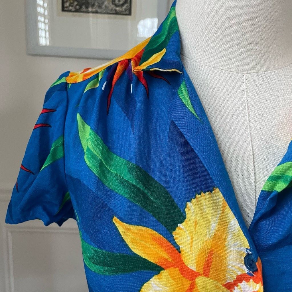 Vintage Vintage 70s 80s That’s It Tropical Floral Hawiian Shirt XS S Size XS / US 0-2 / IT 36-38 - 3 Thumbnail