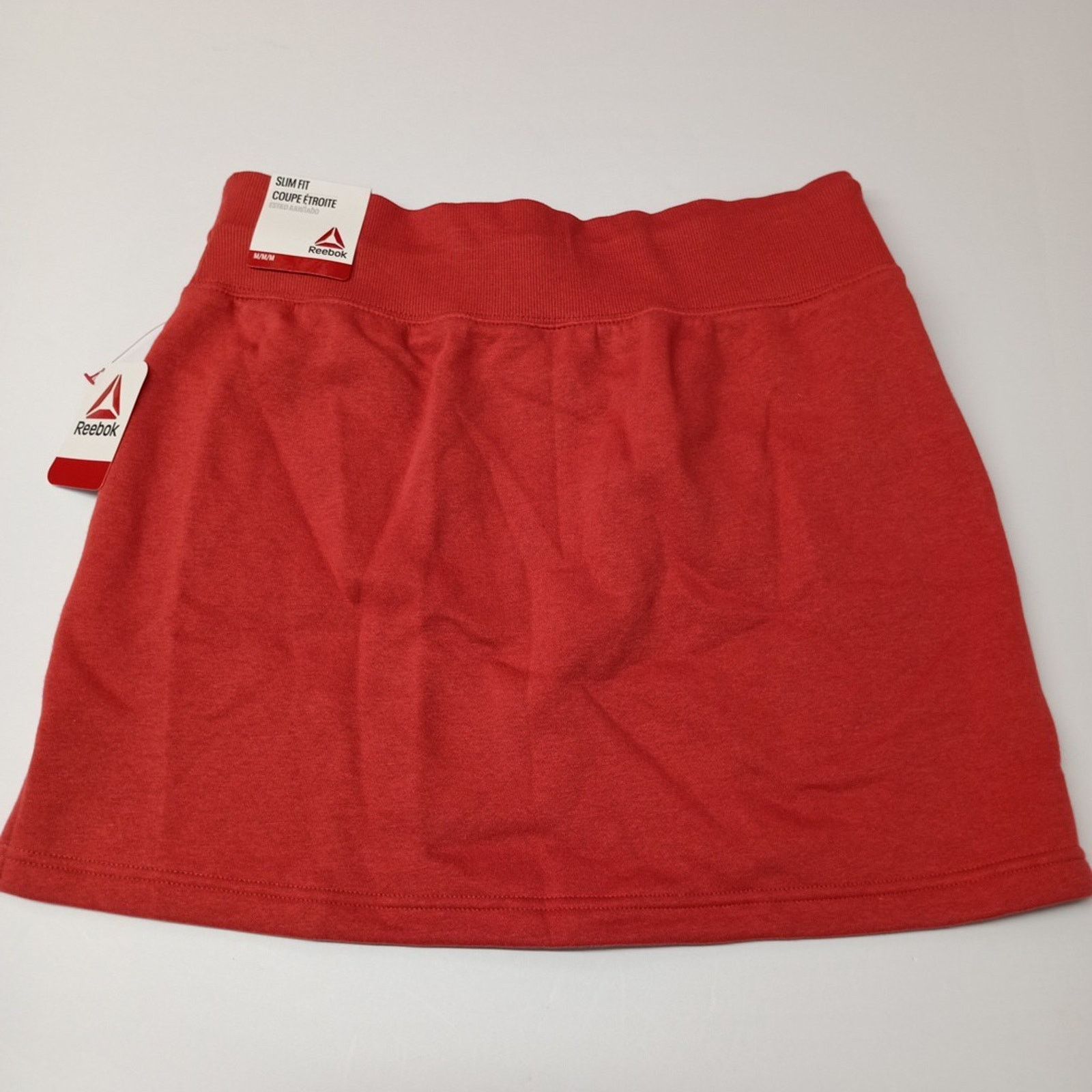 Reebok New Women's Reebok Slim Fit Fleece Skirt Size M Baked Apple Size 31" - 6 Thumbnail