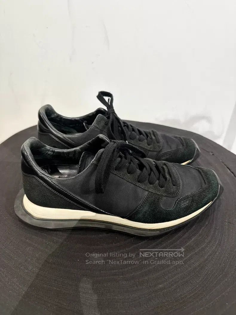 Rick Owens Rick Owens Size 40½ Suede and leather patchwork low-top sne Size US 7.5 / EU 40-41 - 2 Thumbnail
