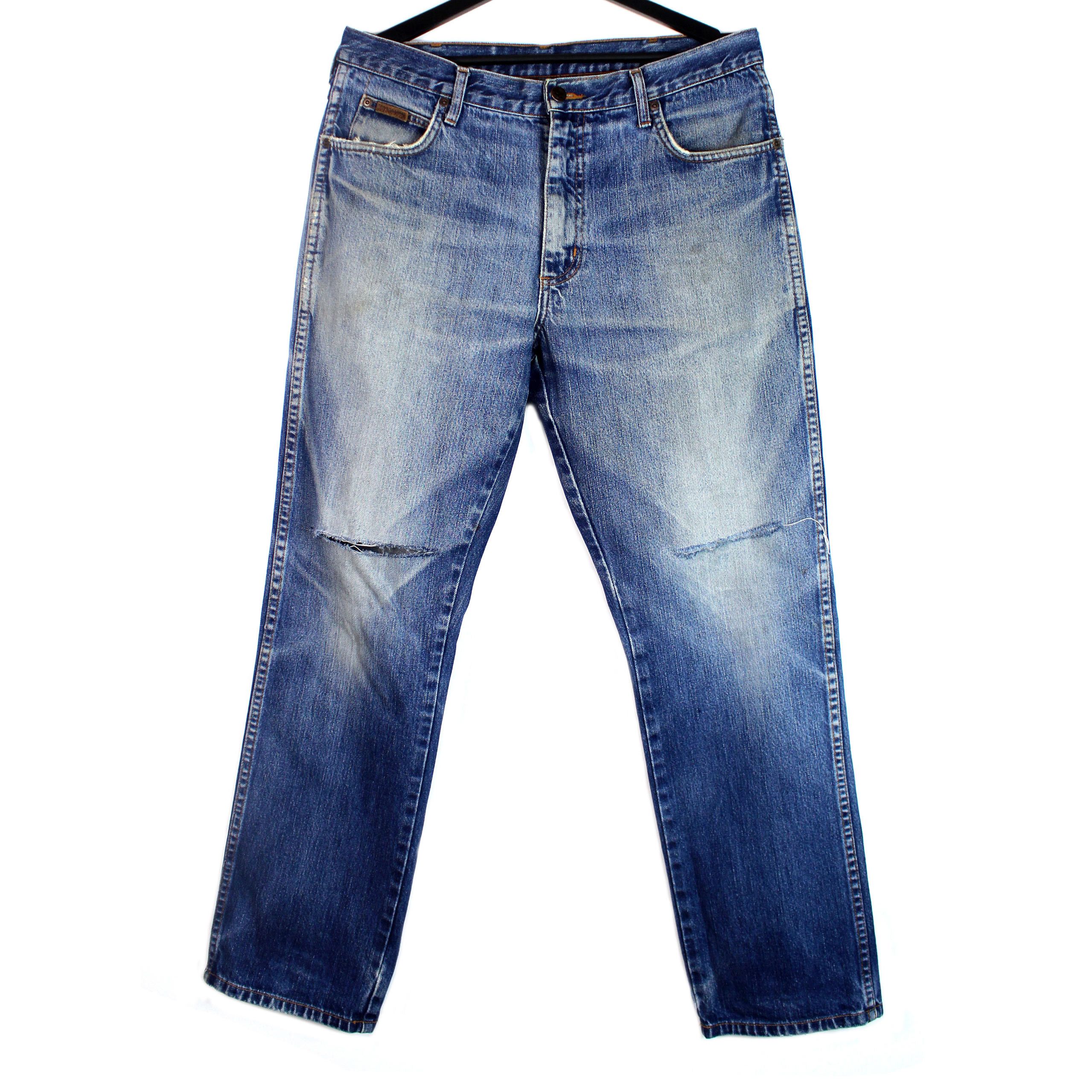 Wrangler Vintage WRANGLER Texas washed denim jeans W34 L30 Size US 34 / EU 50 - 2 Thumbnail