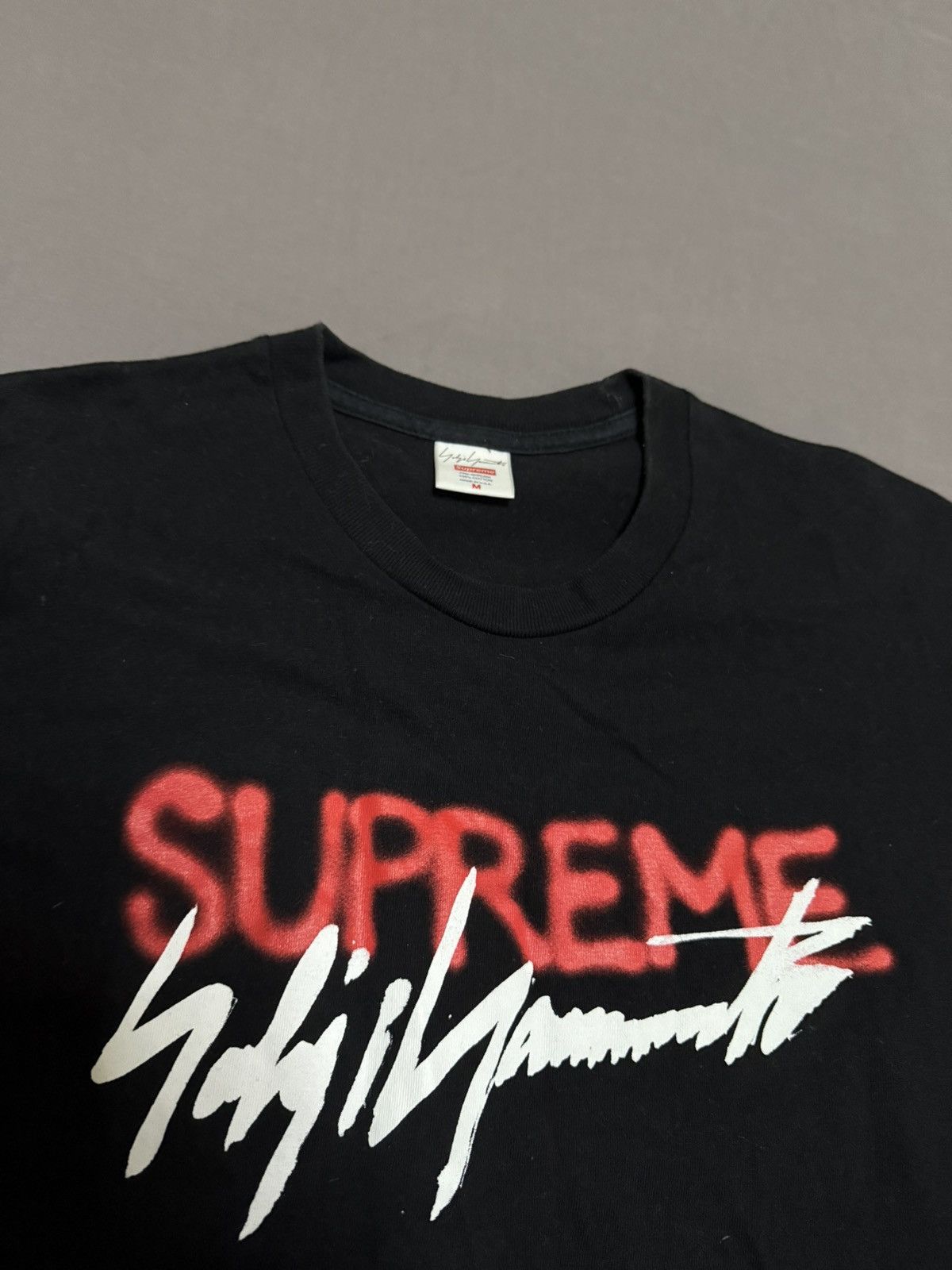 Supreme × Yohji Yamamoto Supreme yohji yamamoto logo tee Size US M / EU 48-50 / 2 - 2 Thumbnail