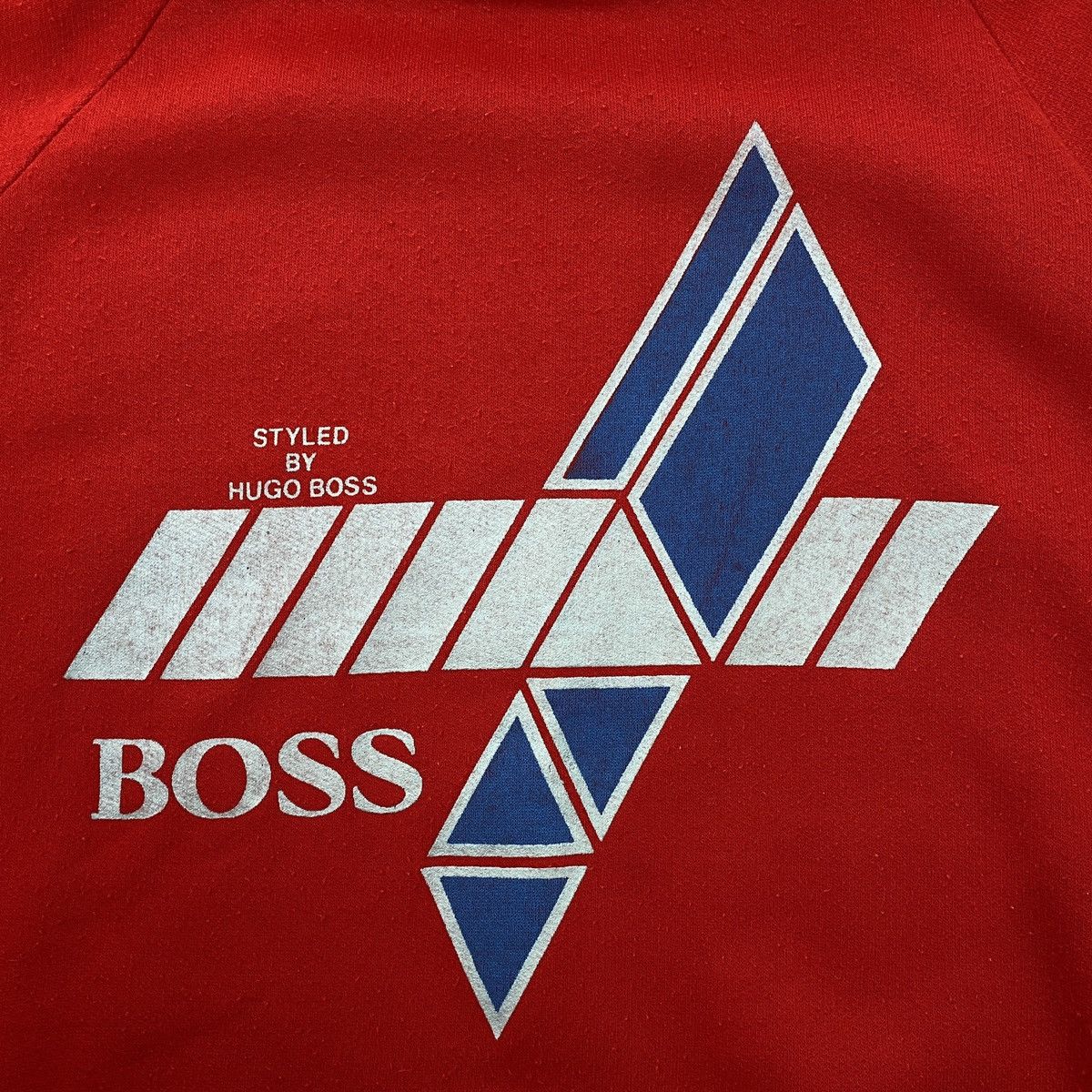 Hugo Boss × Vintage VINTAGE HUGO BOSS SWEATSHIRT BIG LOGO RETRO 90s Size US XL / EU 56 / 4 - 2 Thumbnail