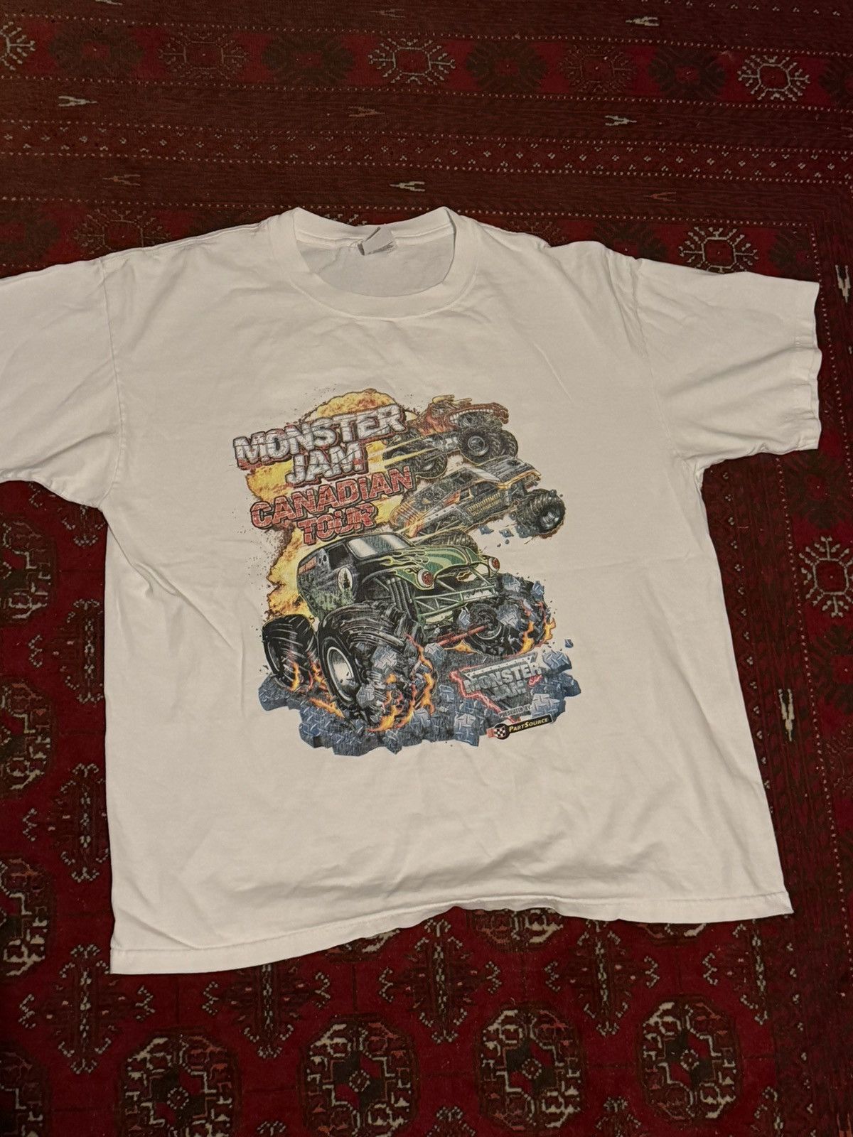 Vintage Vintage monster Jam t shirt Size US XL / EU 56 / 4 - 1 Thumbnail