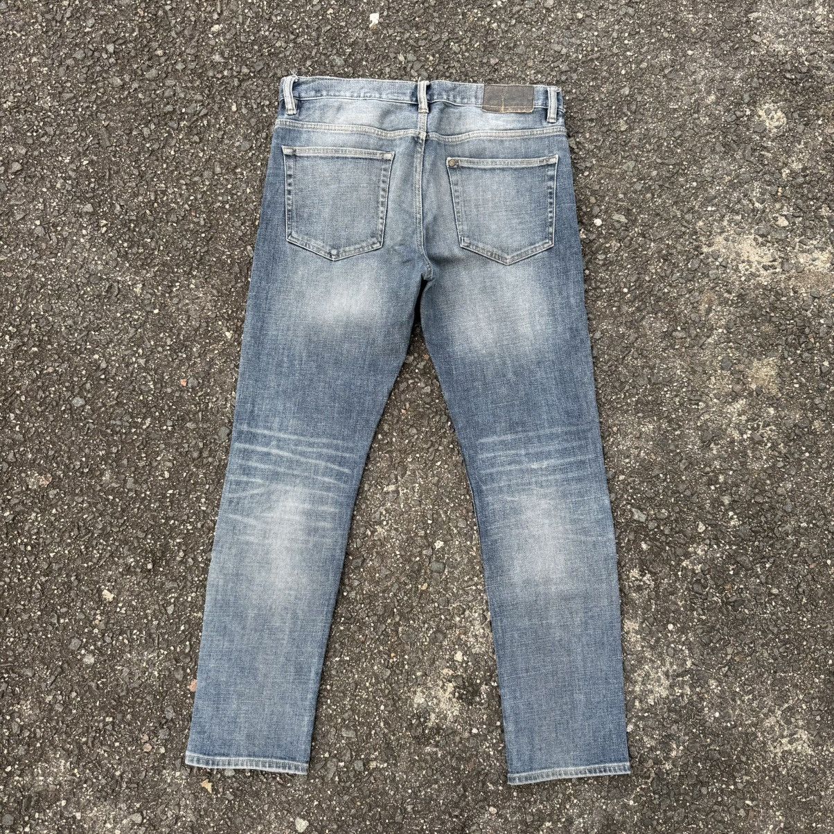 Japanese Brand VINTAGE JAPANESE SKINNY FADED JEAN DENIM PANTS Size US 34 / EU 50 - 3 Thumbnail