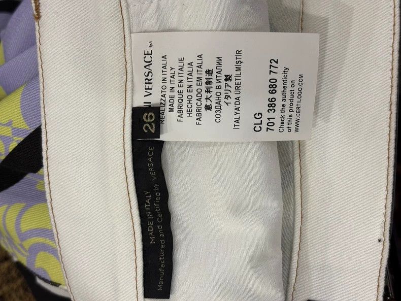 Versace Versace Trousers with geometric patterns Size US 26 / EU 42 - 8 Thumbnail
