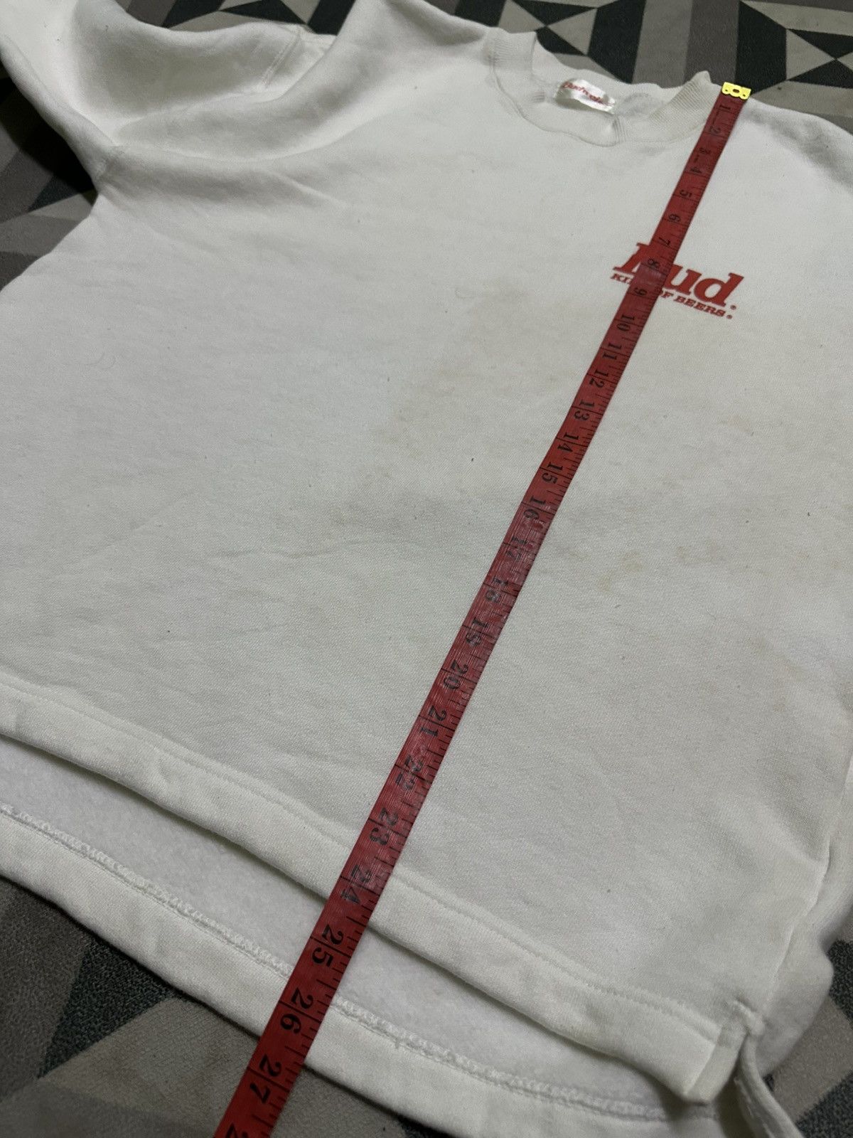 Budweiser Vintage 90s Budweiser snowboard circus crewned sweatshirt Size US L / EU 52-54 / 3 - 7 Thumbnail