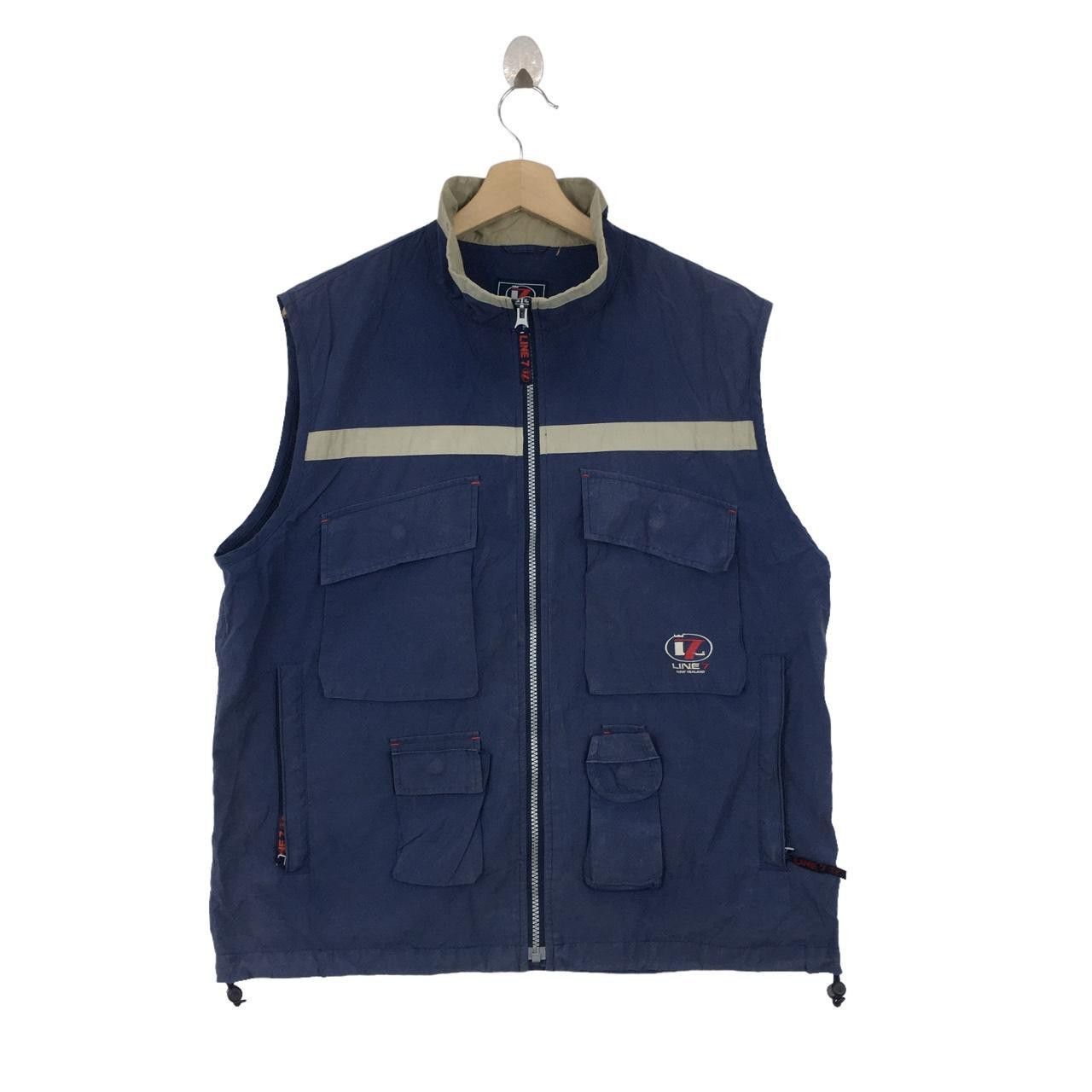 Vintage Vtg LINE 7 NEW ZEALAND Outdoor Tactical Vest Size US L / EU 52-54 / 3 - 1 Thumbnail