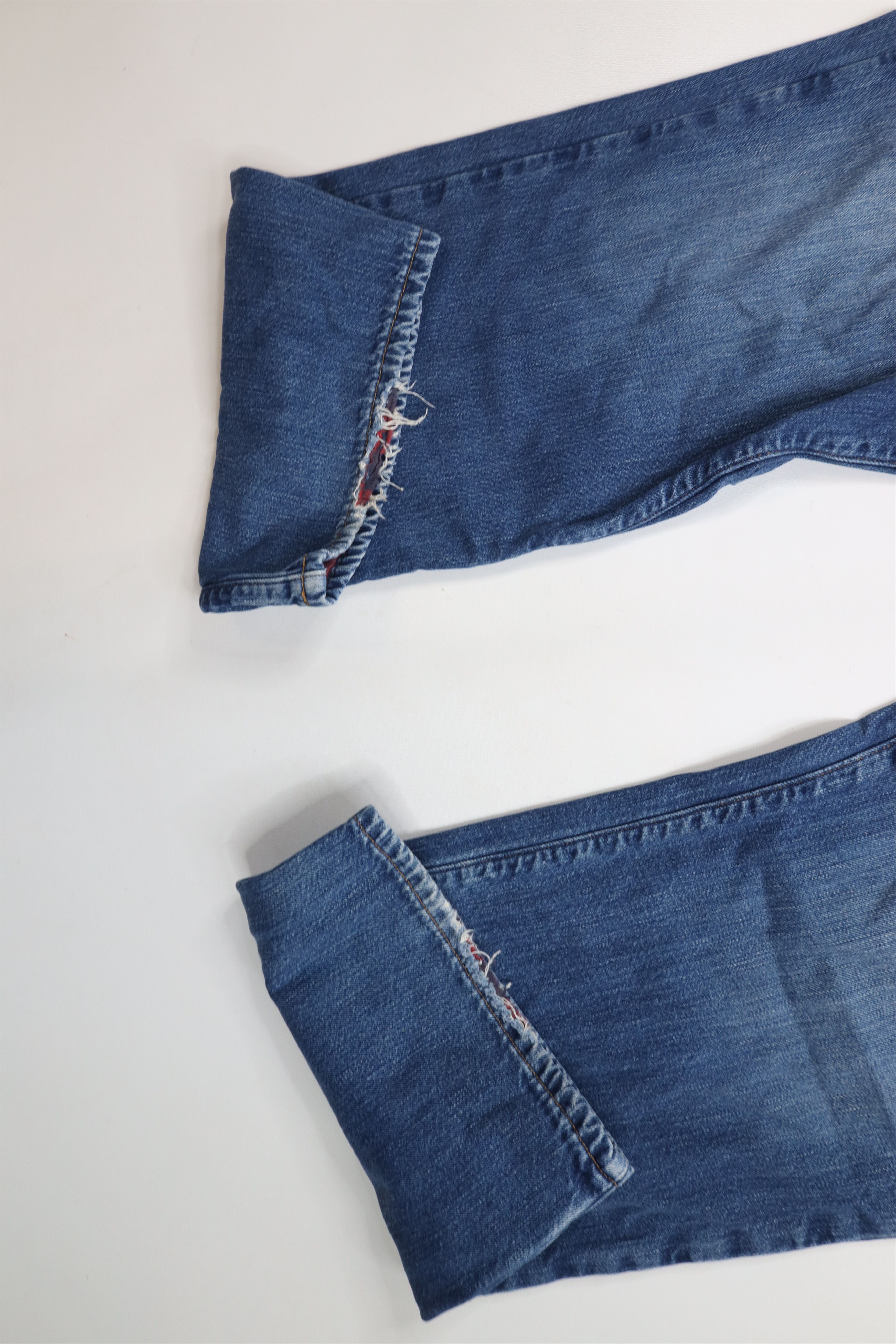 L.L. Bean × Vintage Vintage LL Bean Flannel Lined Wide Leg Denim Jeans Blue Size US 42 / EU 58 - 6 Thumbnail