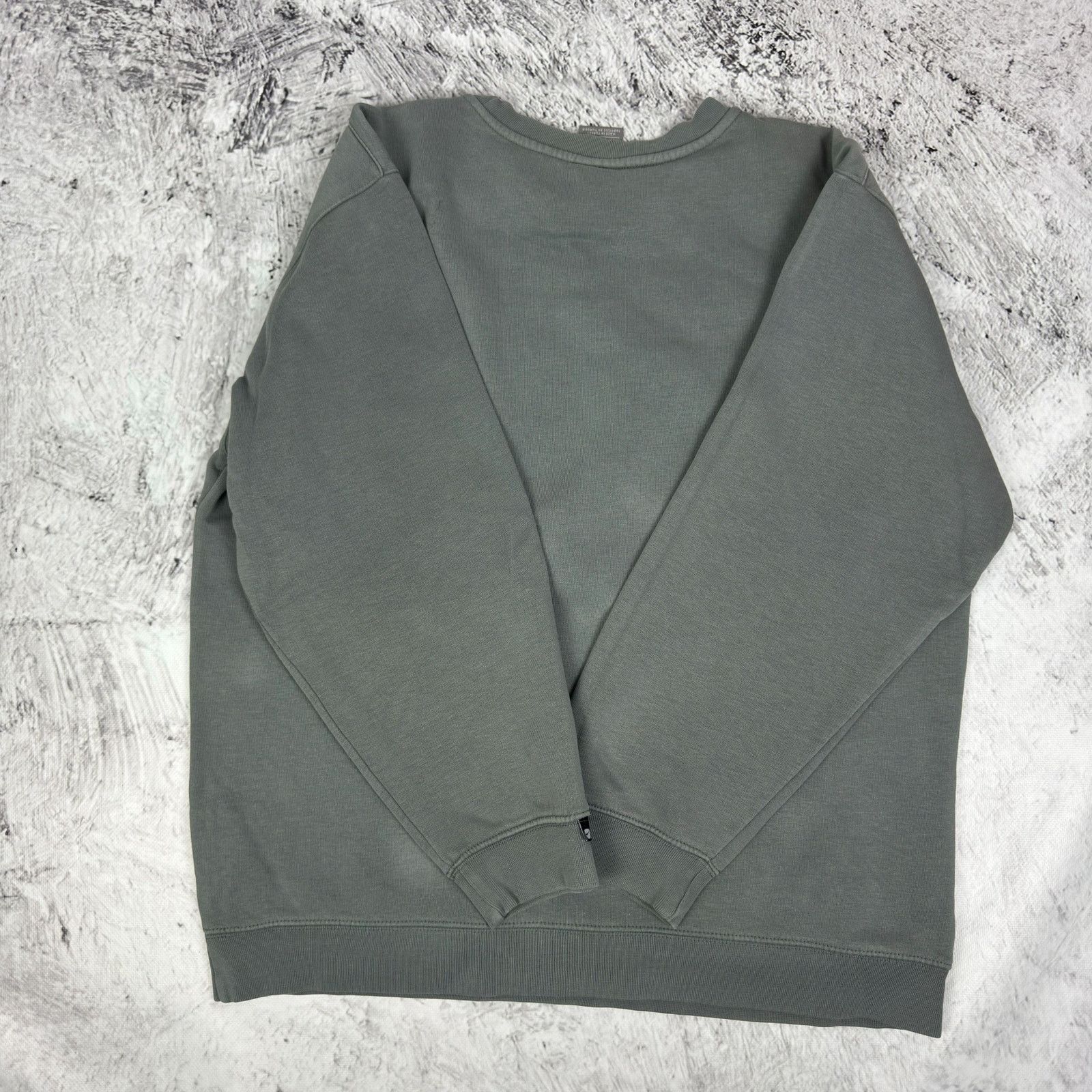Nike VTG Nike Gray White Swoosh Fleece Lined Pullover Sweatshirt Size US S / EU 44-46 / 1 - 7 Thumbnail