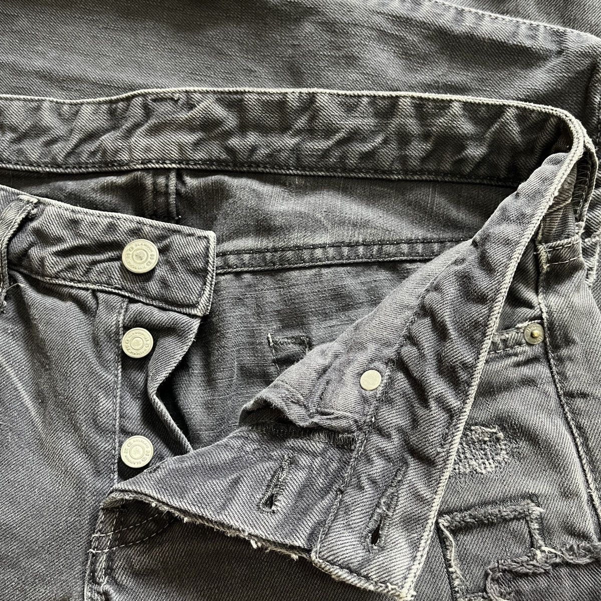 Hysteric Glamour × If Six Was Nine Tokyo Harajuku Hysteric Glamour Distressed Denim Patches Size US 30 / EU 46 - 18 Thumbnail