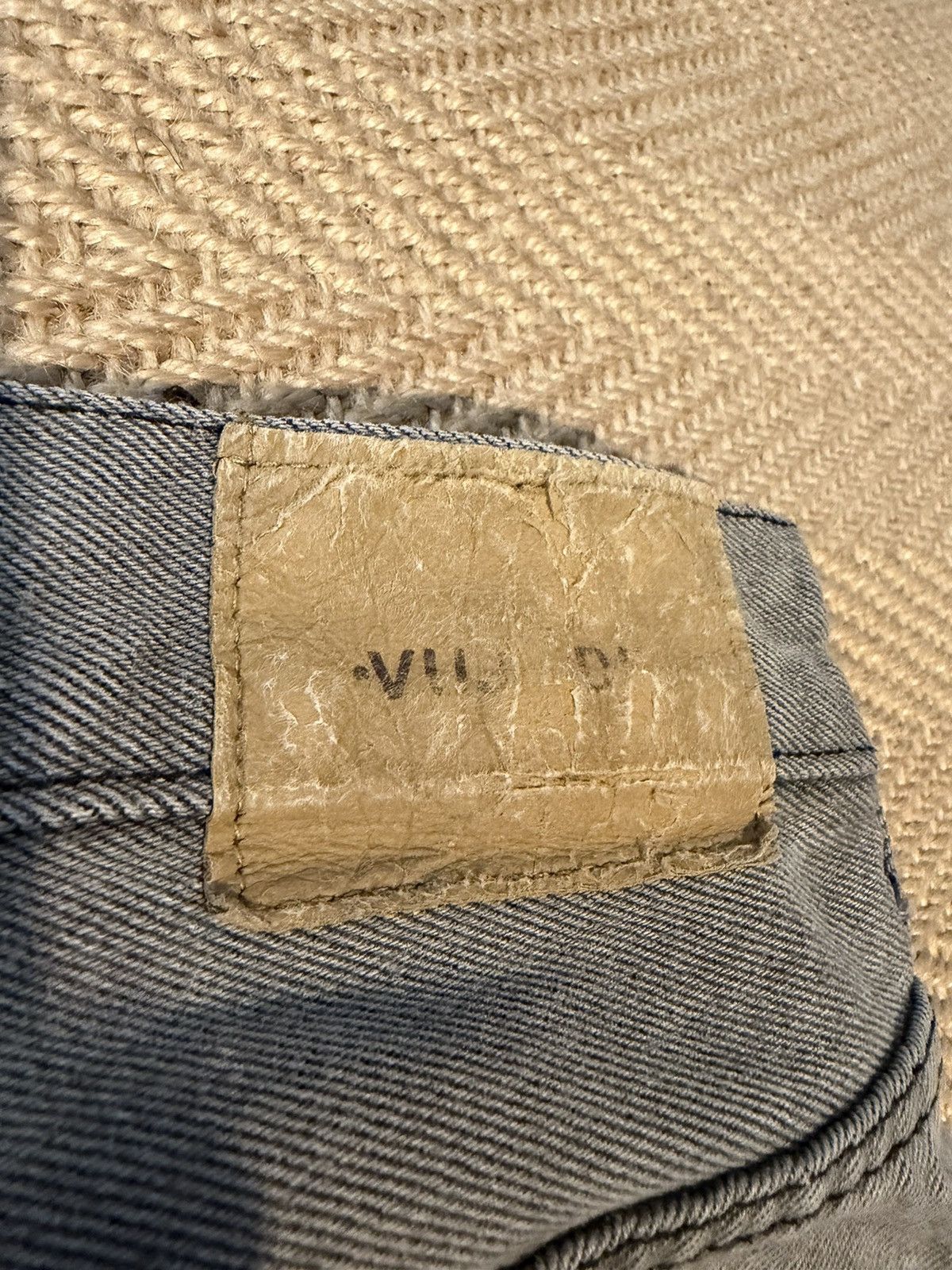 Vuja De Vuja Dé Grey Wide Leg Denim Jeans - Washed Grey - Size 28 Size US 28 / EU 44 - 5 Thumbnail