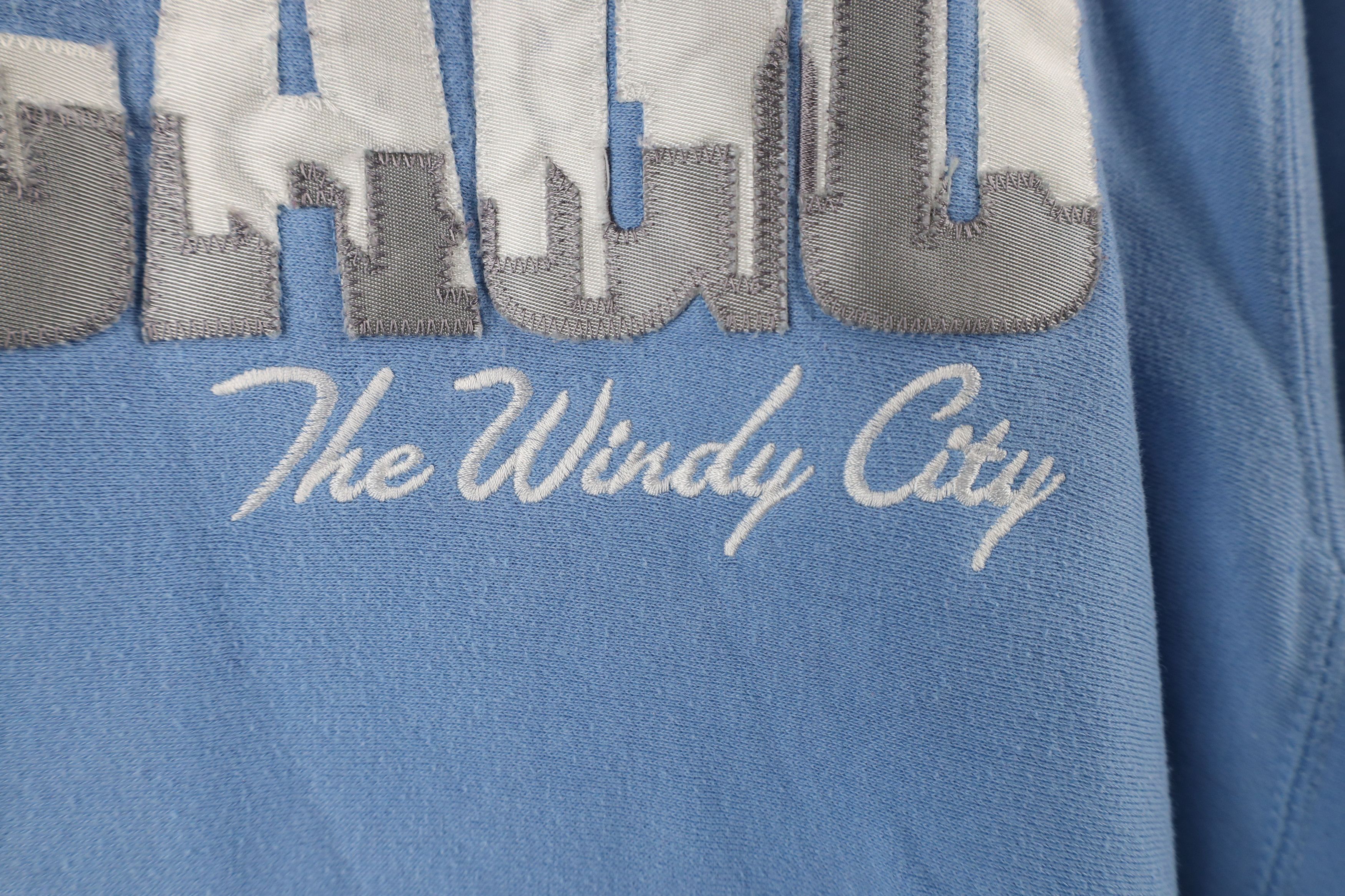 Vintage Vintage Y2K Streetwear Out Chicago The Windy City Hoodie Size US M / EU 48-50 / 2 - 5 Thumbnail