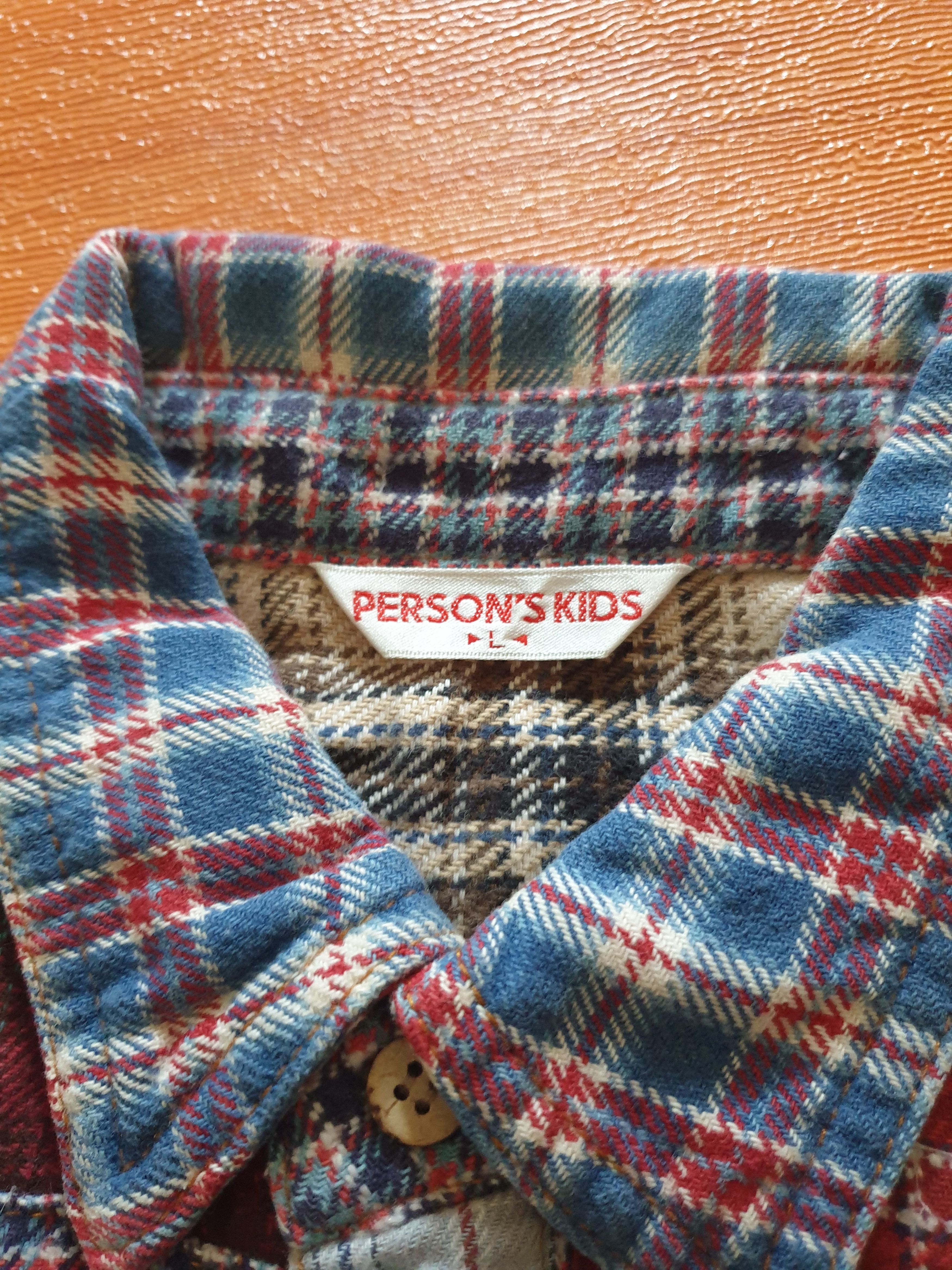Other 💥Persons patchwork Japanese flannel shirt Size US L / EU 52-54 / 3 - 2 Thumbnail