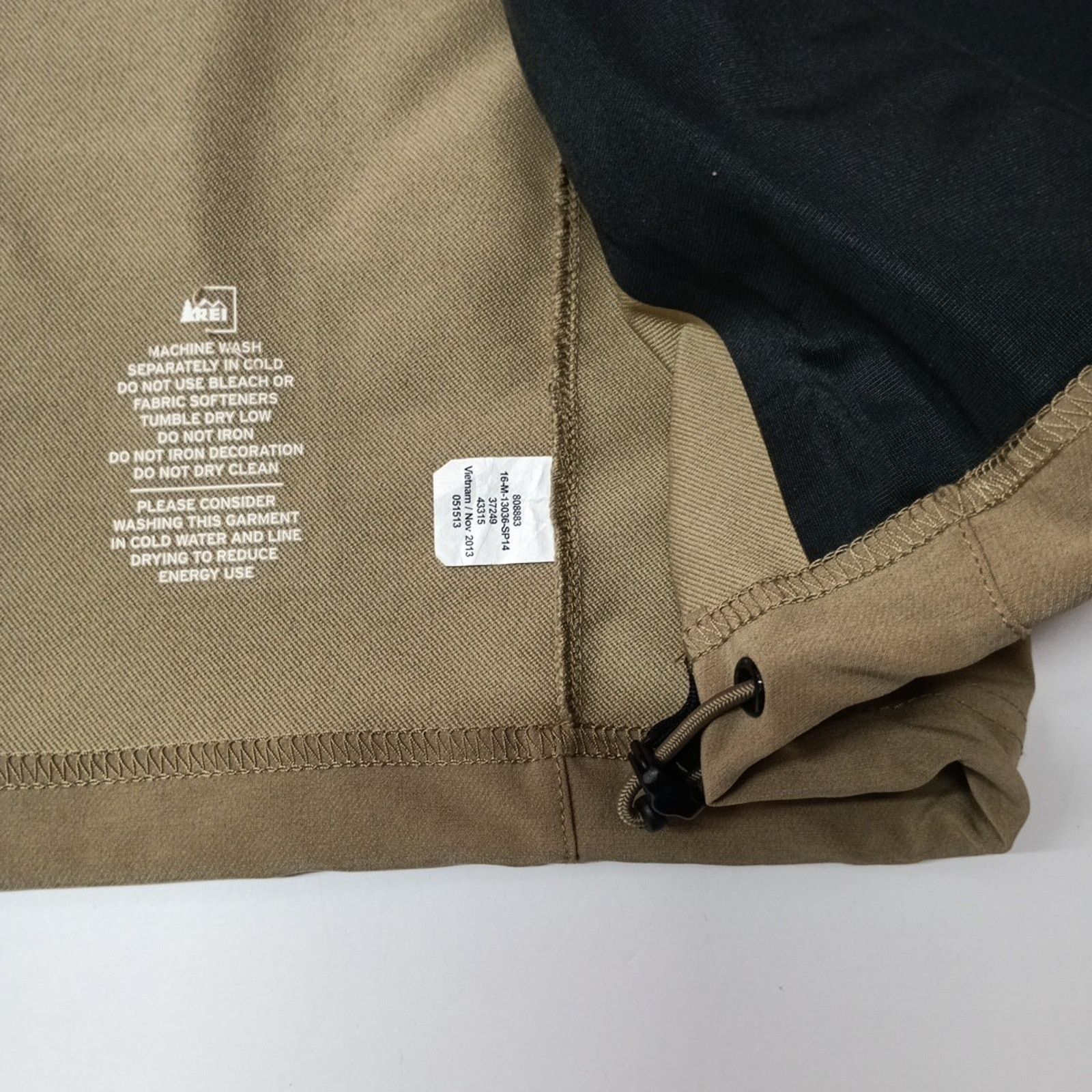 Rei REI Vest Outdoor Full Zip Men's Size XL XLarge Dark Khaki Size US XL / EU 56 / 4 - 7 Thumbnail
