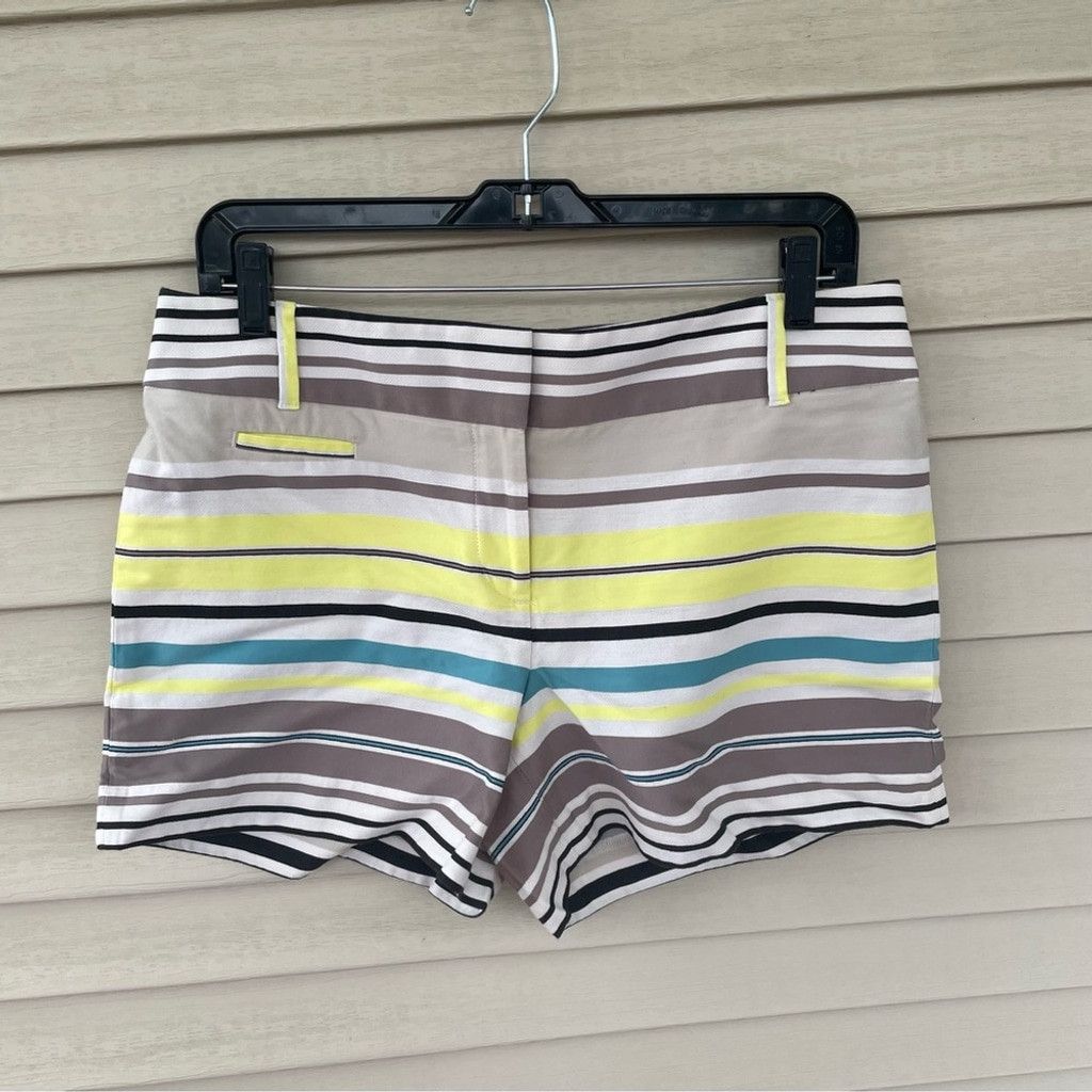 Loft Ann Taylor LOFT Mixed Striped The Riviera Short Size 4 Size 27" / US 4 / IT 40 - 3 Thumbnail