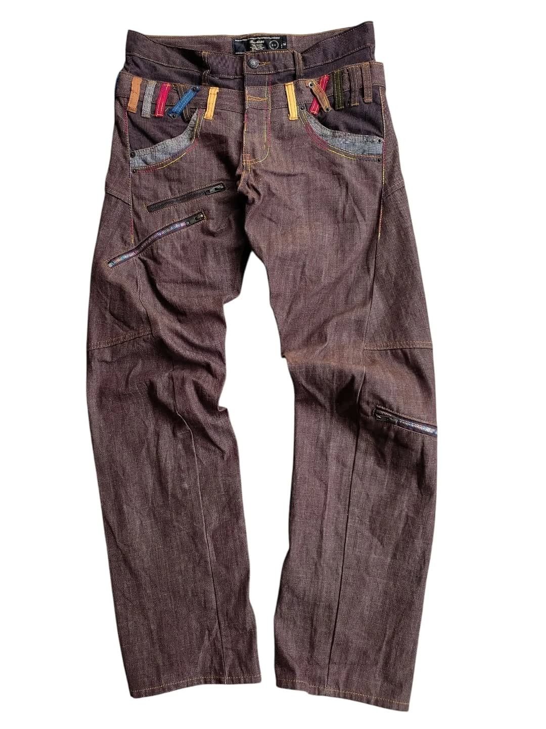 Le Grande Bleu (L.G.B.) BRTHBREATH double waist jeans Size US 33 - 1 Thumbnail