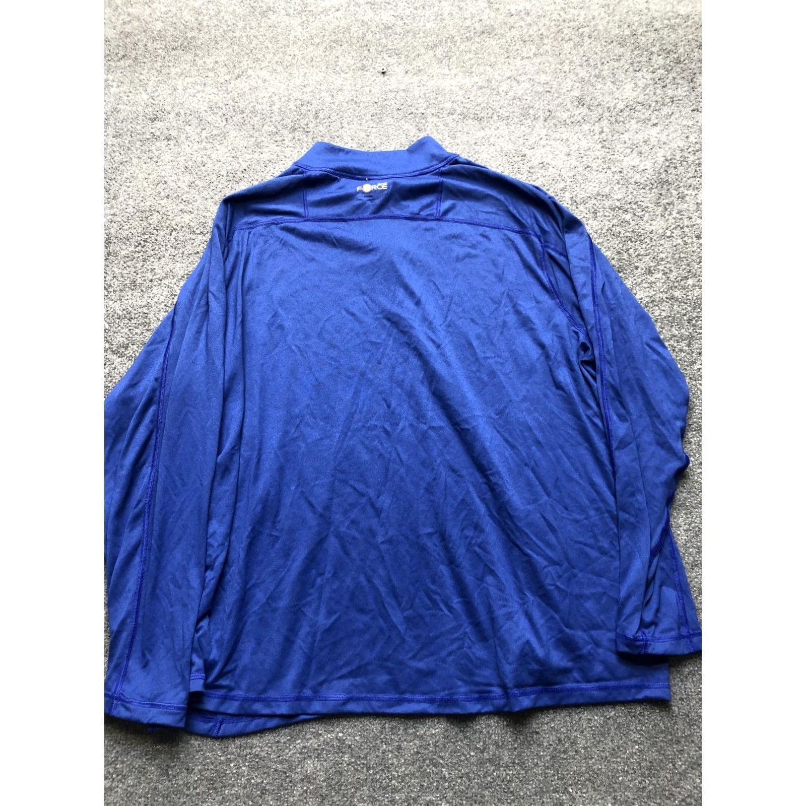 Carhartt Carhartt Force Shirt Mens 2XL Blue Long Sleeve Quarter Zip Mock Neck Pullover Size US XXL / EU 58 / 5 - 7 Thumbnail