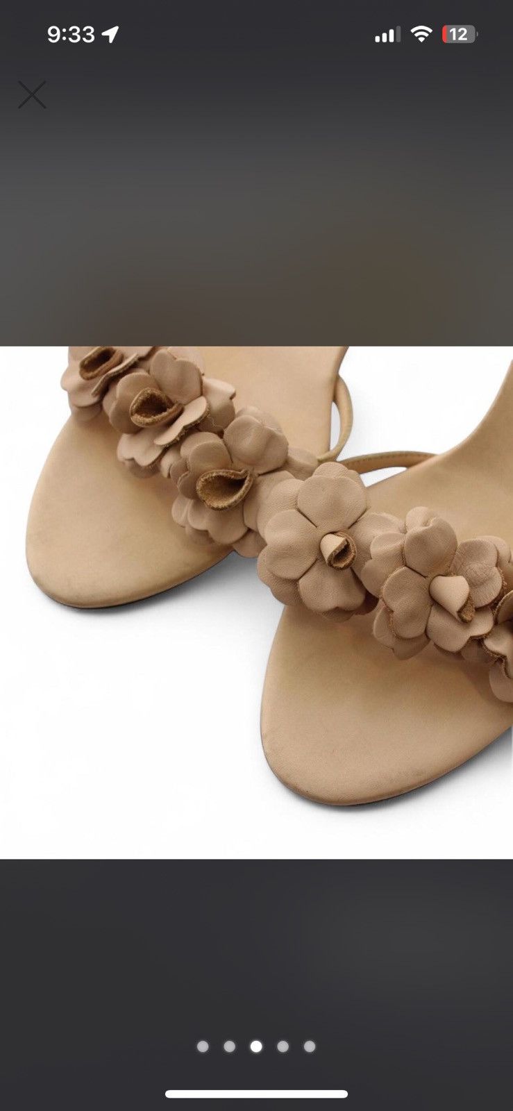Salvatore Ferragamo Flower Nude Kitten Heels Salvatore Ferragamo Size US 7.5 / IT 37.5 - 3 Thumbnail