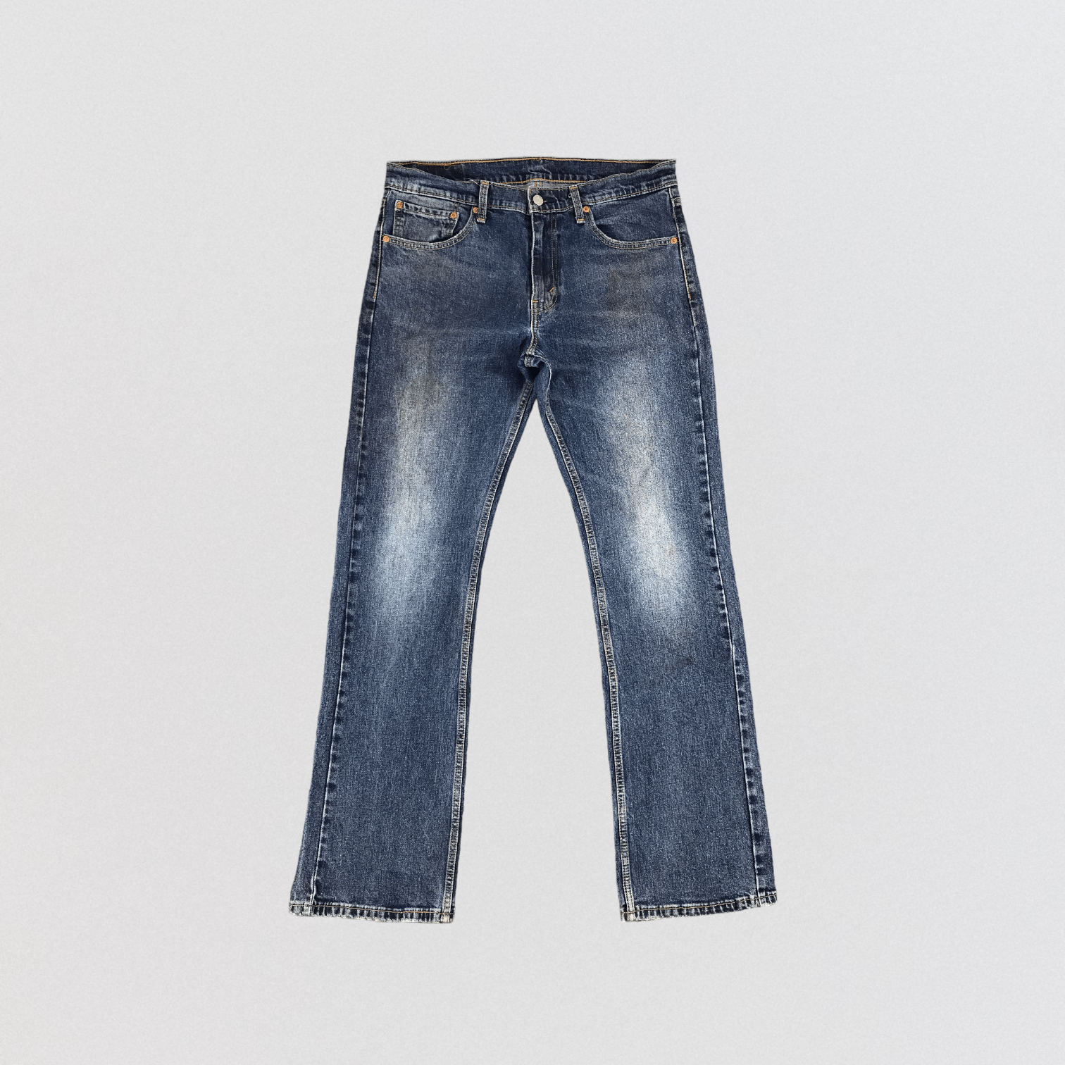 image of Vintage Levis 527 Flare Jeans-Jm1179 in Blue, Men's (Size 35)