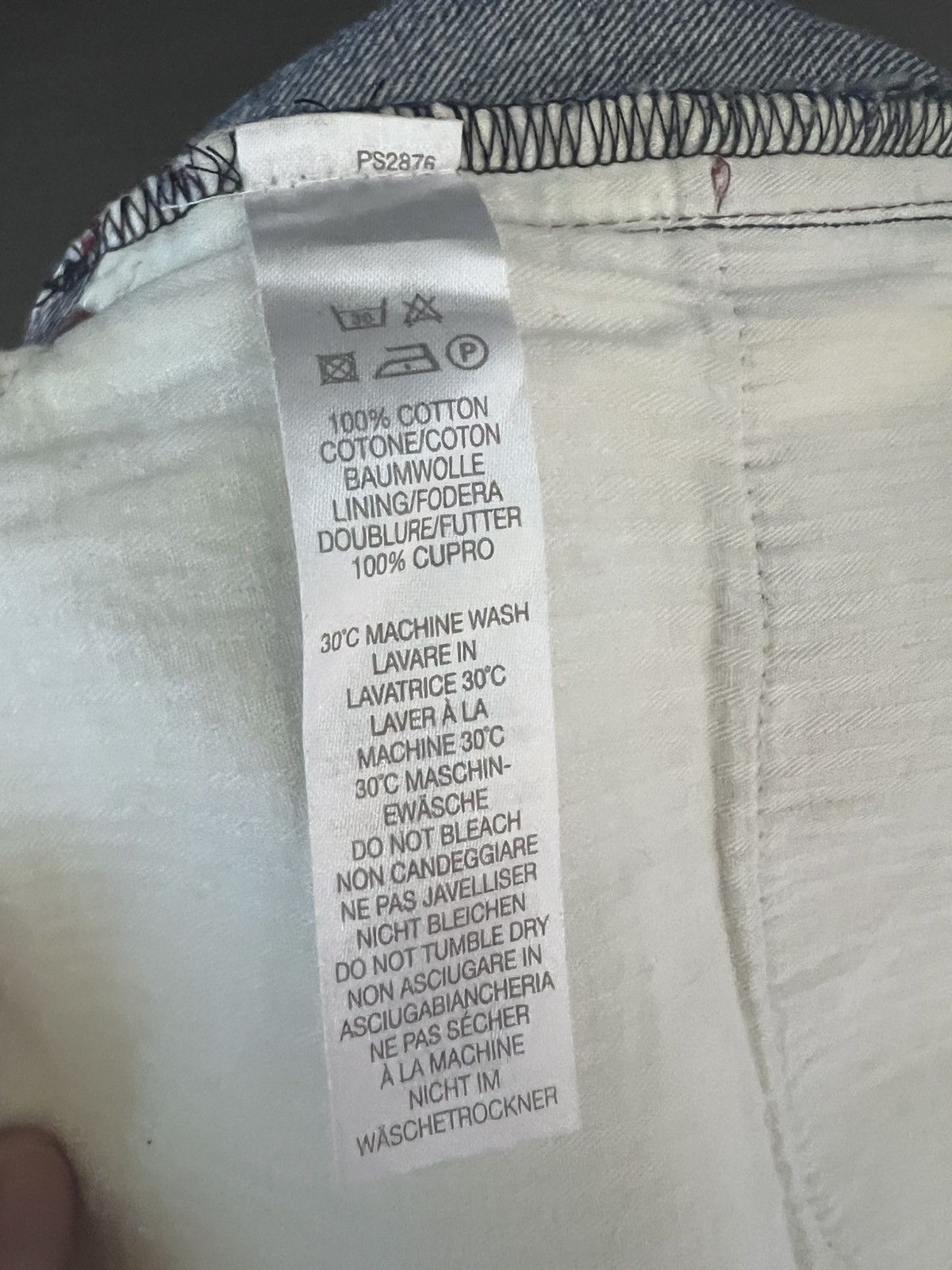 Paul Smith Mainline faded cropped cuffed jeans, selvedge denim, size 36 Size US 36 / EU 52 - 15 Thumbnail