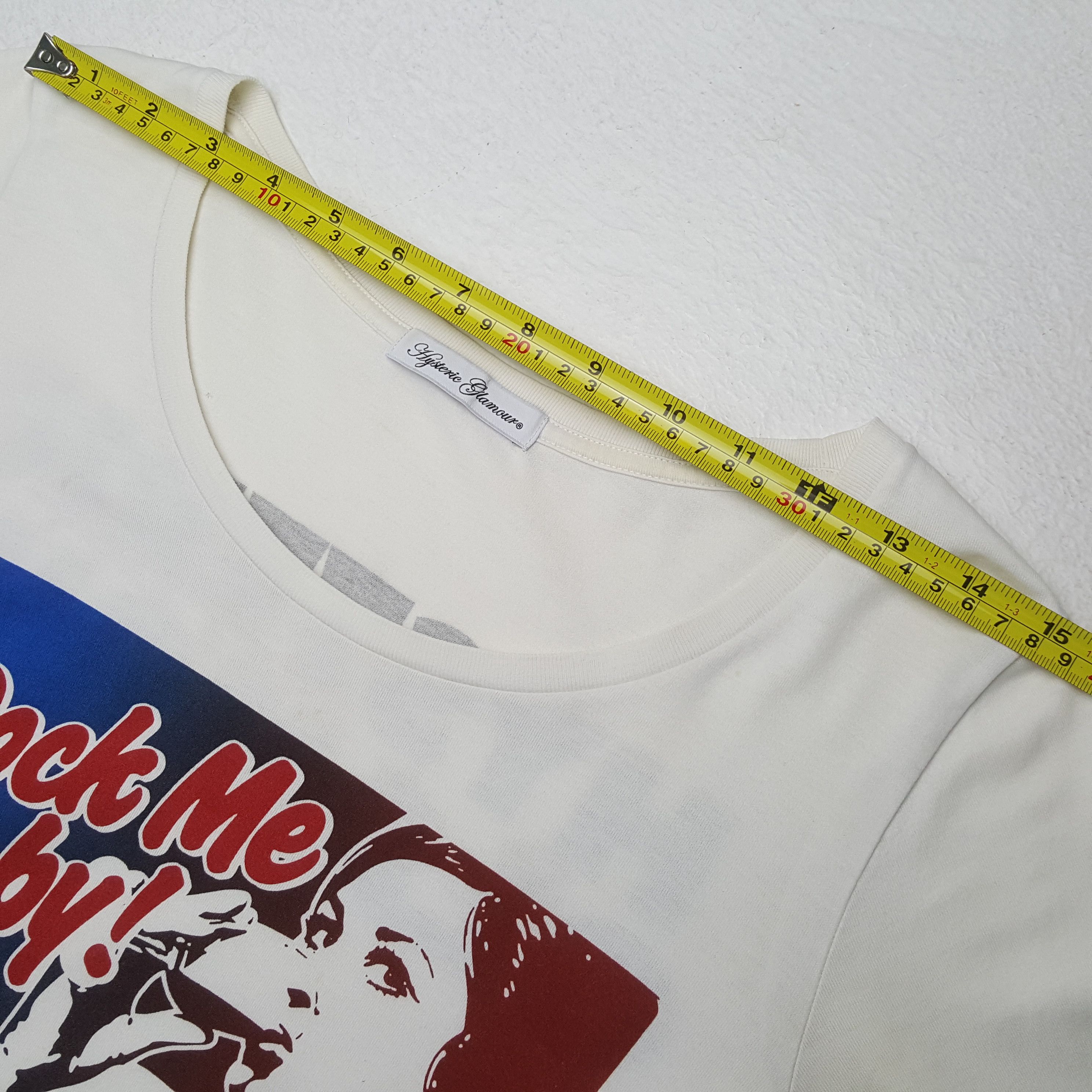 Hysteric Glamour Hysteric Glamour Rock Me Baby Streetwear Tshirt RR16 Size S / US 4 / IT 40 - 5 Thumbnail