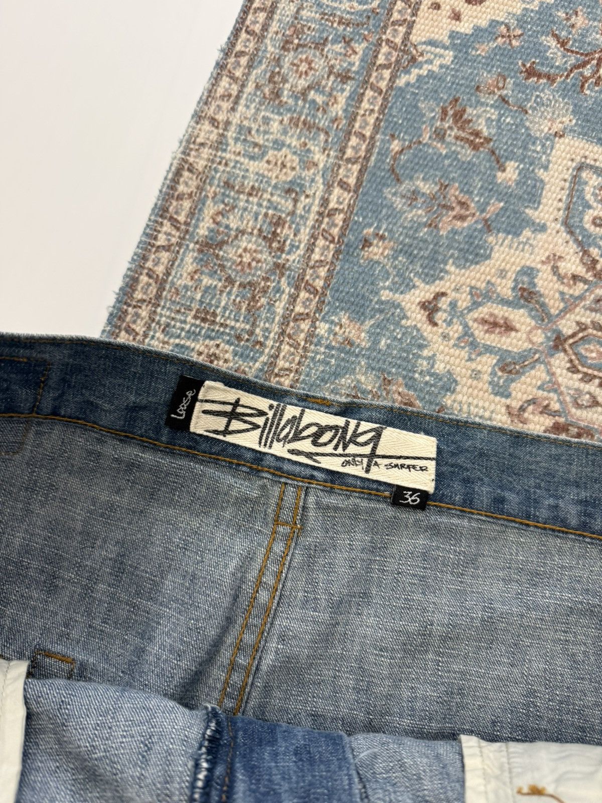 Billabong Vintage BillaBong nwt Crazy Y2K Surf Jeans Denim Pants XL Size US 36 / EU 52 - 8 Thumbnail