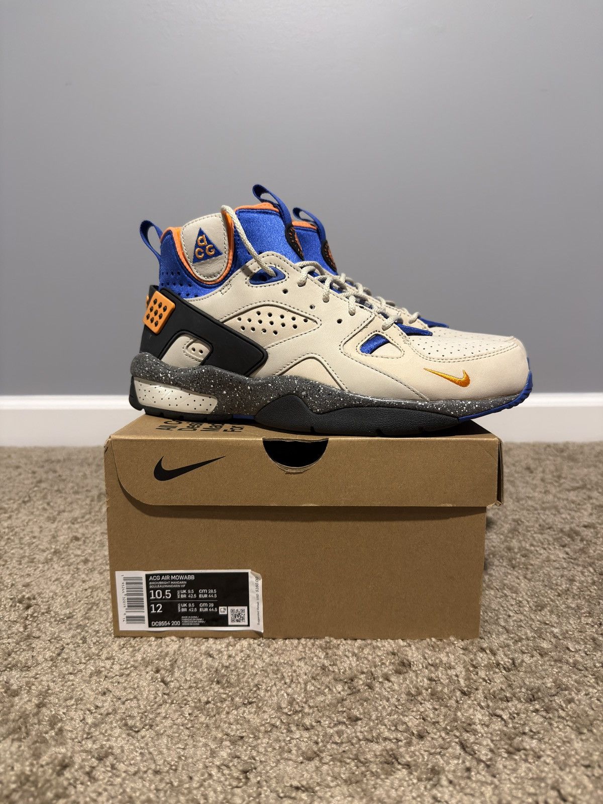 Nike 2021 Nike ACG Air Mowabb OG "Rattan Birch" Size US 10.5 / EU 43-44 - 1 Thumbnail