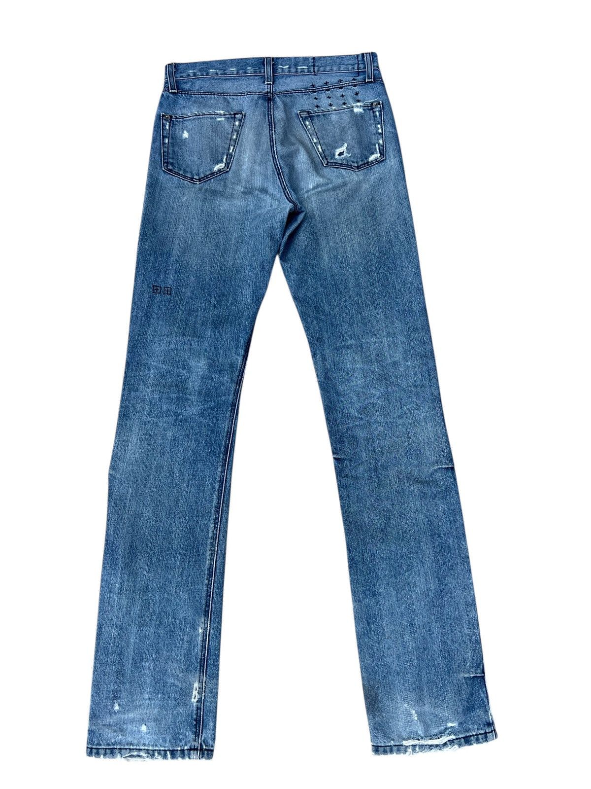 Ksubi Ksubi Dee Dee Vintage Indigo Distress Denim Jeans L 35.5 Size US 30 / EU 46 - 14 Thumbnail