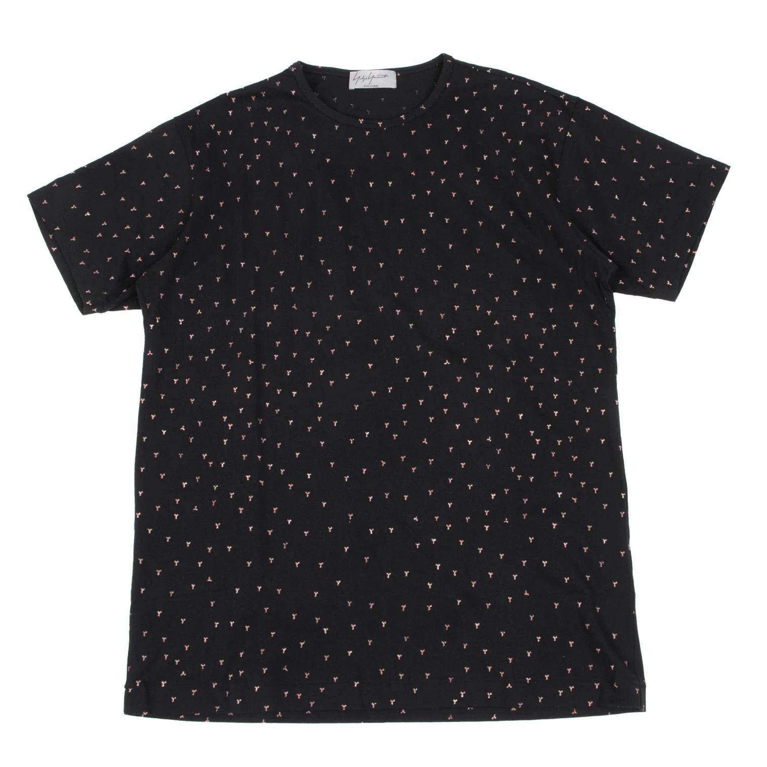 Yohji Yamamoto Yohji Yamamoto Cotton Printed T-Shirt Black Red Size US S / EU 44-46 / 1 - 1 Thumbnail