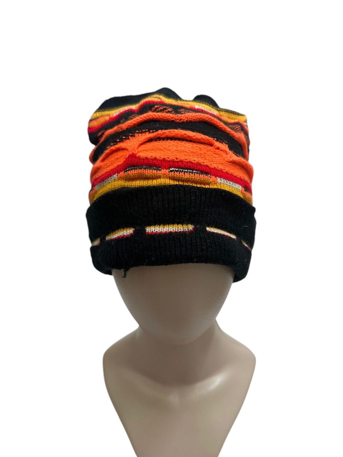 If Six Was Nine × Japanese Brand × Vintage RARE ‼️ Crochet Knitted Handmade Hippeis Style Big Beanie Size ONE SIZE - 3 Thumbnail
