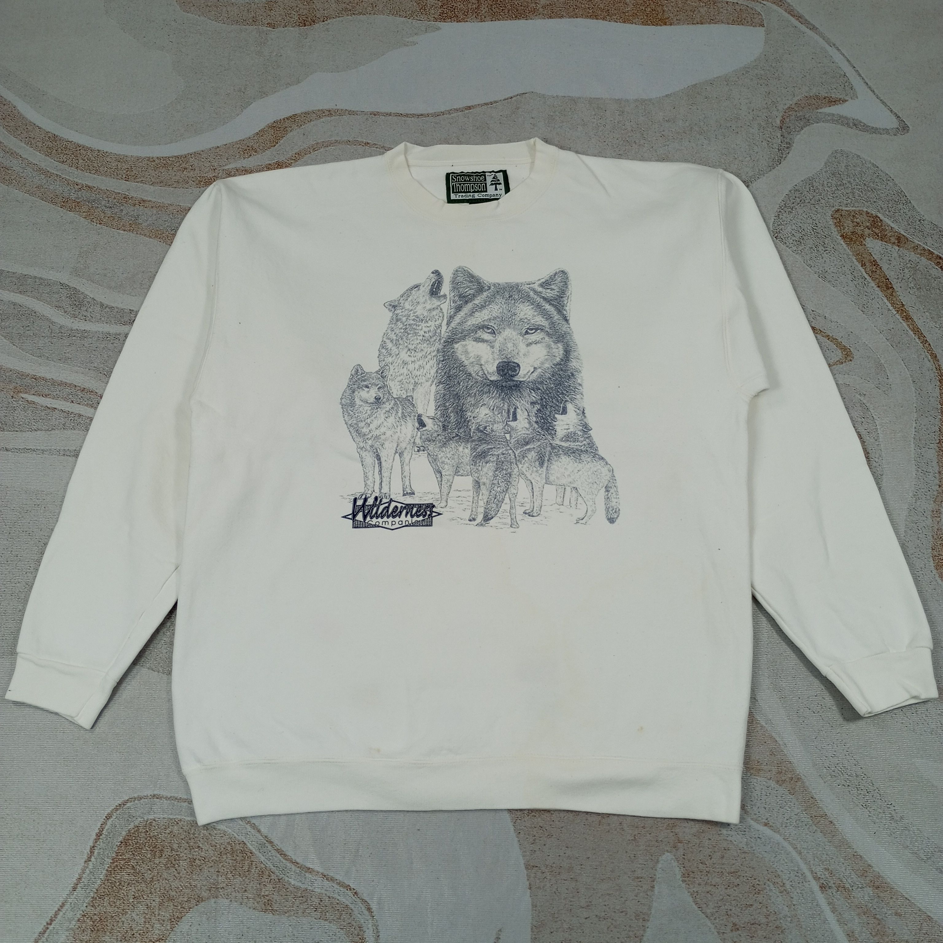 Vintage Wilderness Companion Animal Habitat Sweatshirt c221n4 Size US L / EU 52-54 / 3 - 1 Thumbnail
