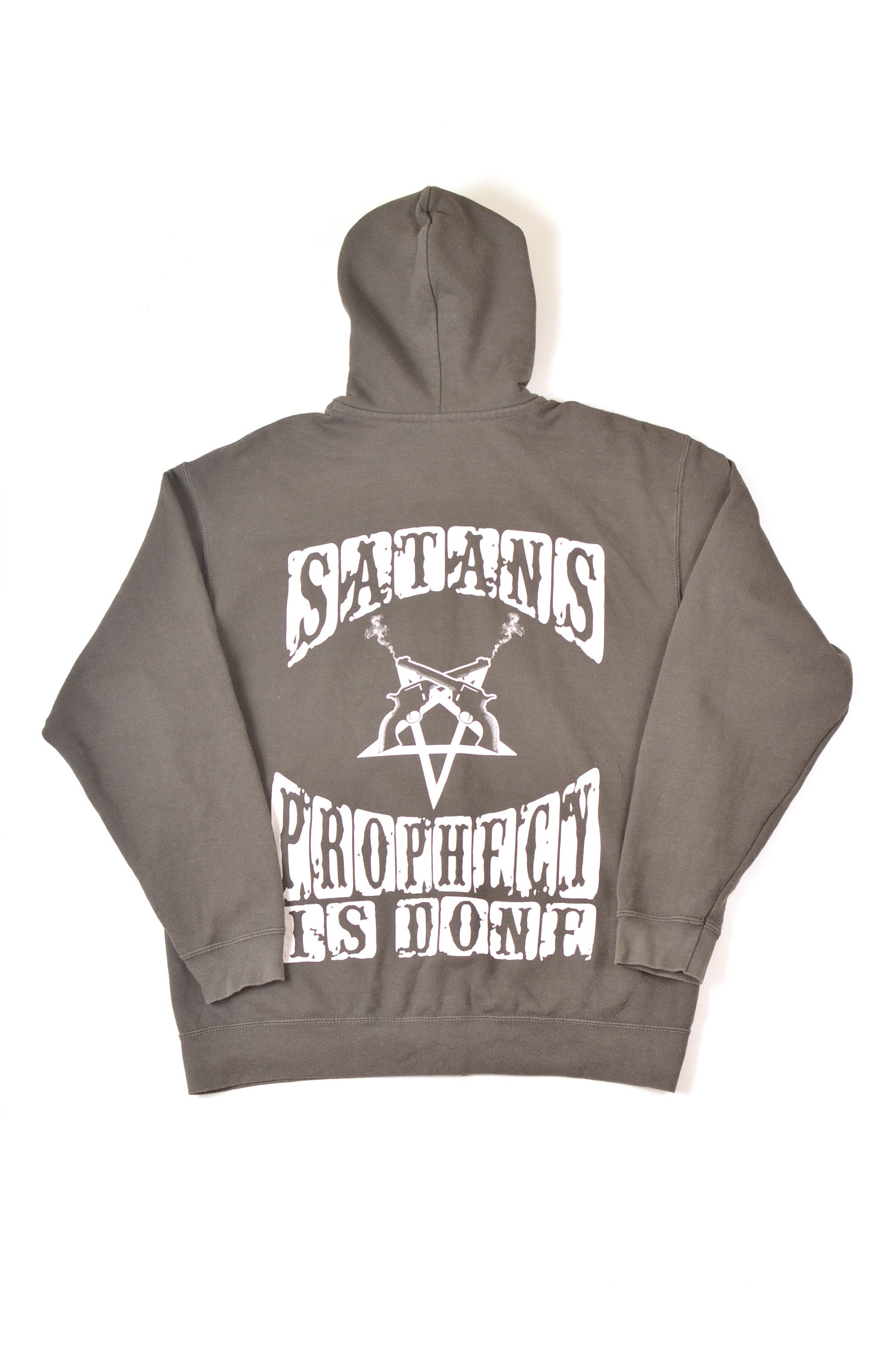 Band Tees × Fruit Of The Loom × Vintage Fruit of the Loom Proll Guns Satans Prophecy Is Done Hoodie Size US L / EU 52-54 / 3 - 1 Thumbnail