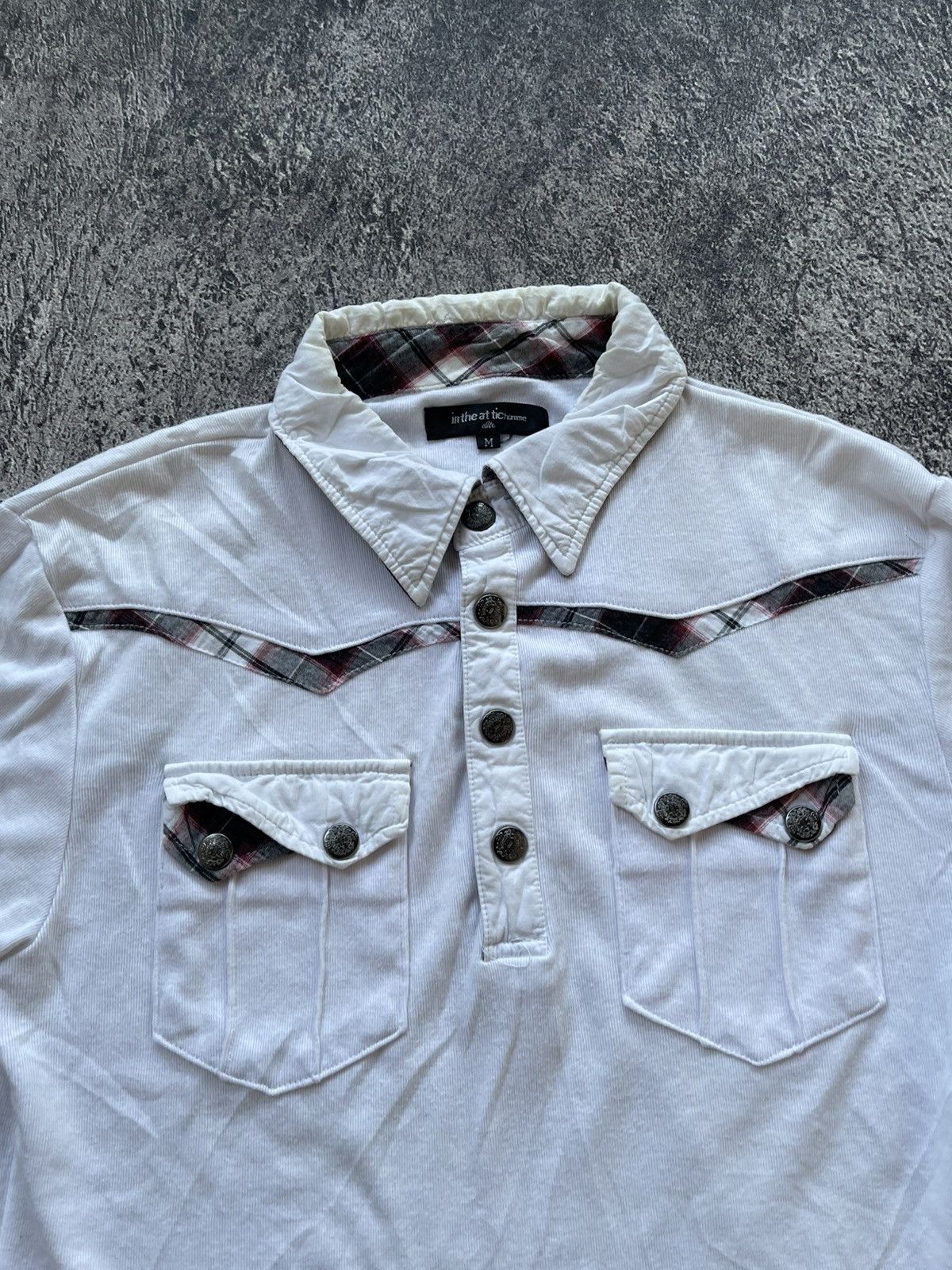 In The Attic In the attic homme double layer bondage polo shirt Size US M / EU 48-50 / 2 - 5 Thumbnail