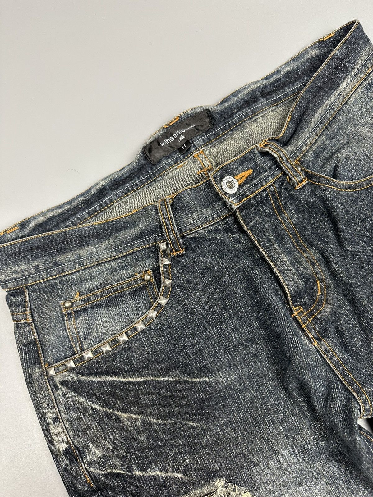 14th Addiction × In The Attic Vintage In The Attic Homme Flare Jeans Size US 33 - 9 Thumbnail