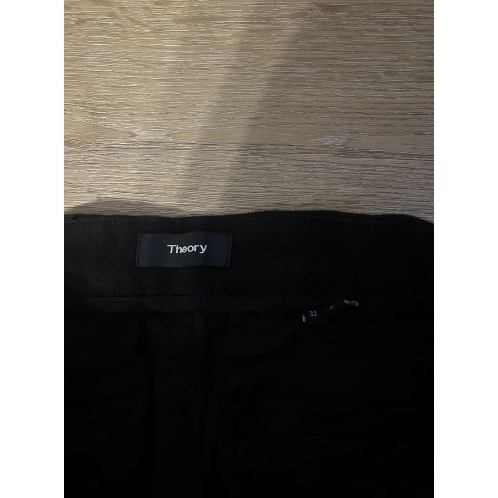 Theory Theory Black Velour Pants Dress Pants Men's 32 x 27 Straight Leg Size US 32 / EU 48 - 3 Thumbnail