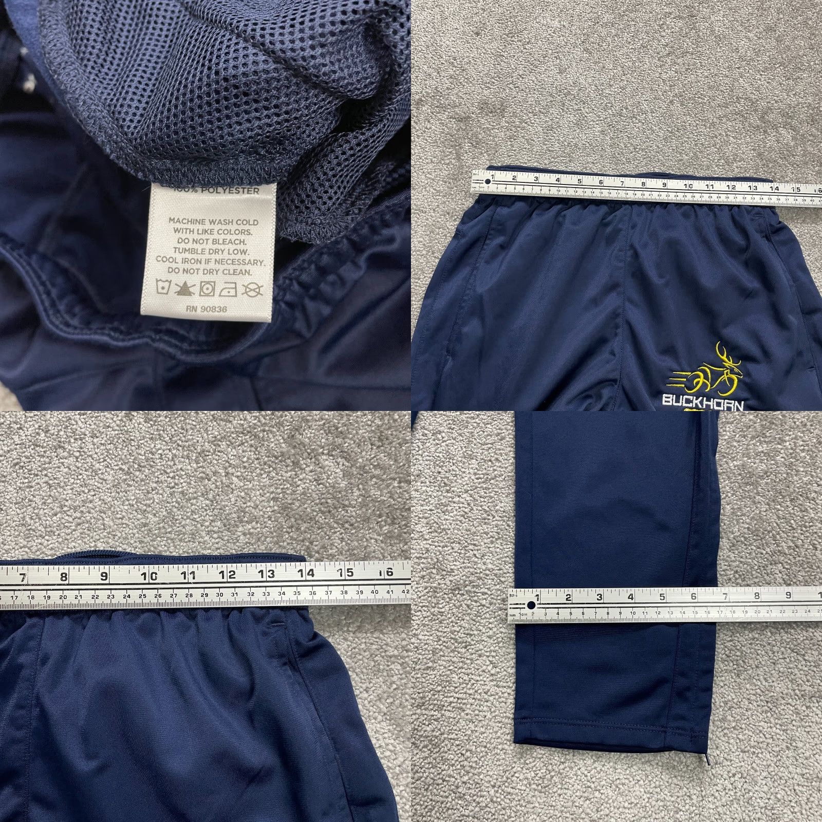 Vintage VINTAGE Sport-Tek Track Sweatpants Women Medium Blue Elastic Waist Active Athletic 28x29 Size 32" / US 10 / IT 46 - 8 Thumbnail