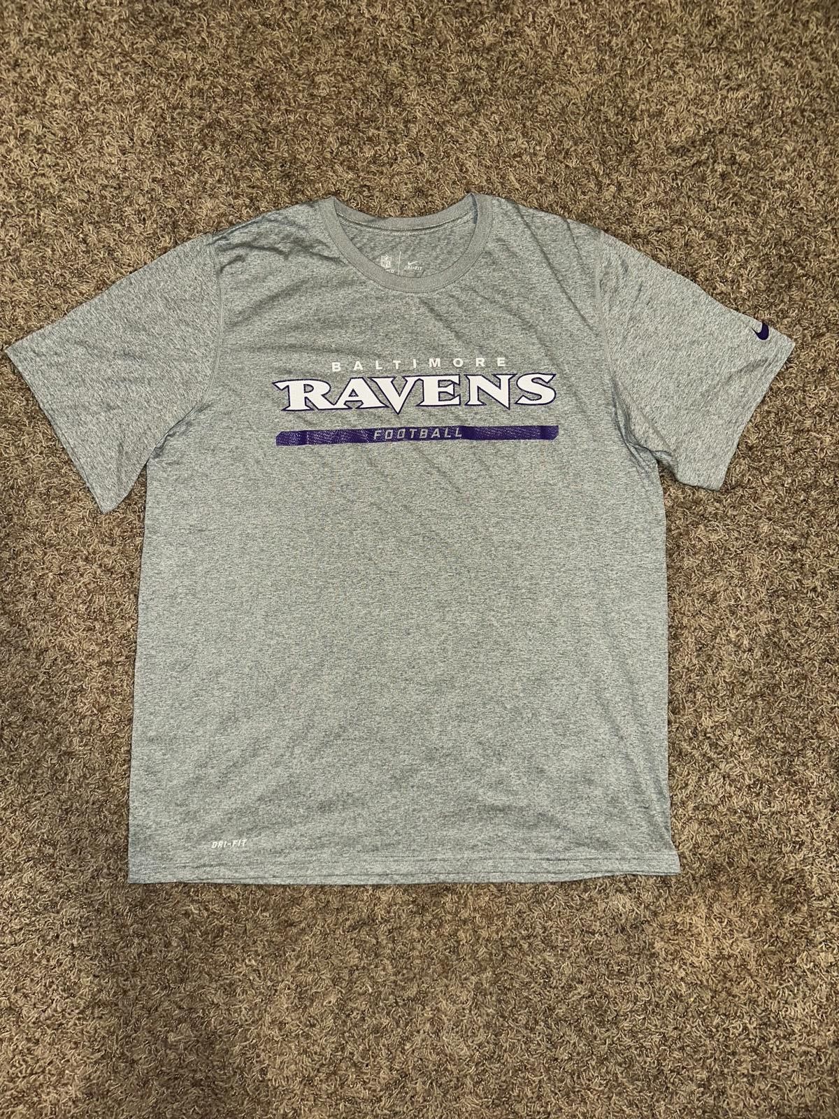 Nike Nike Mens Baltimore Ravens NFL Onfield Football T-Shirt 2012 Size US XL / EU 56 / 4 - 1 Thumbnail