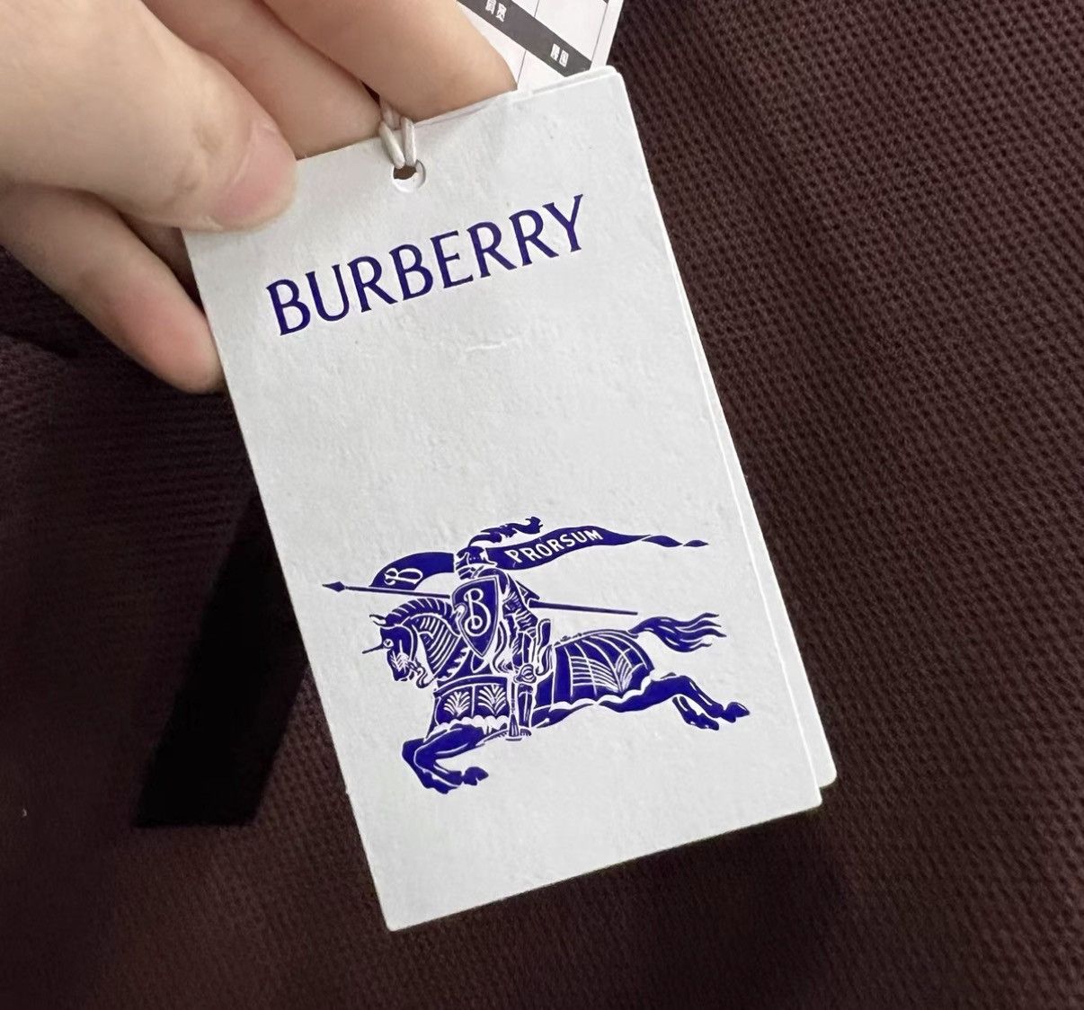 Burberry Burberry Reddish Brown Back Short Sleeve Polo Shirt J41 Size US M / EU 48-50 / 2 - 5 Thumbnail
