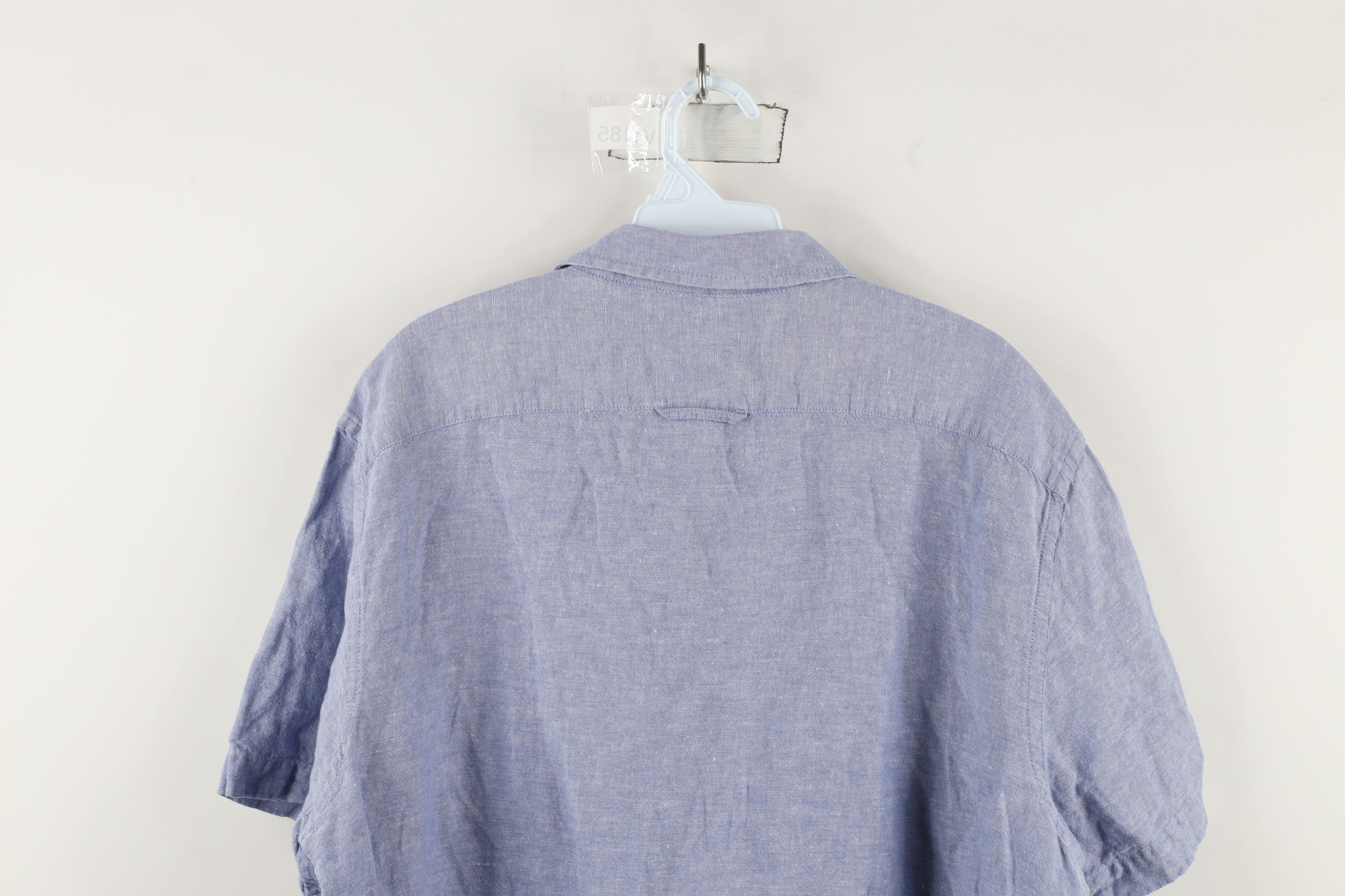 Banana Republic × Vintage Banana Republic Chambray Short Sleeve Button Shirt Blue Size US XL / EU 56 / 4 - 9 Thumbnail